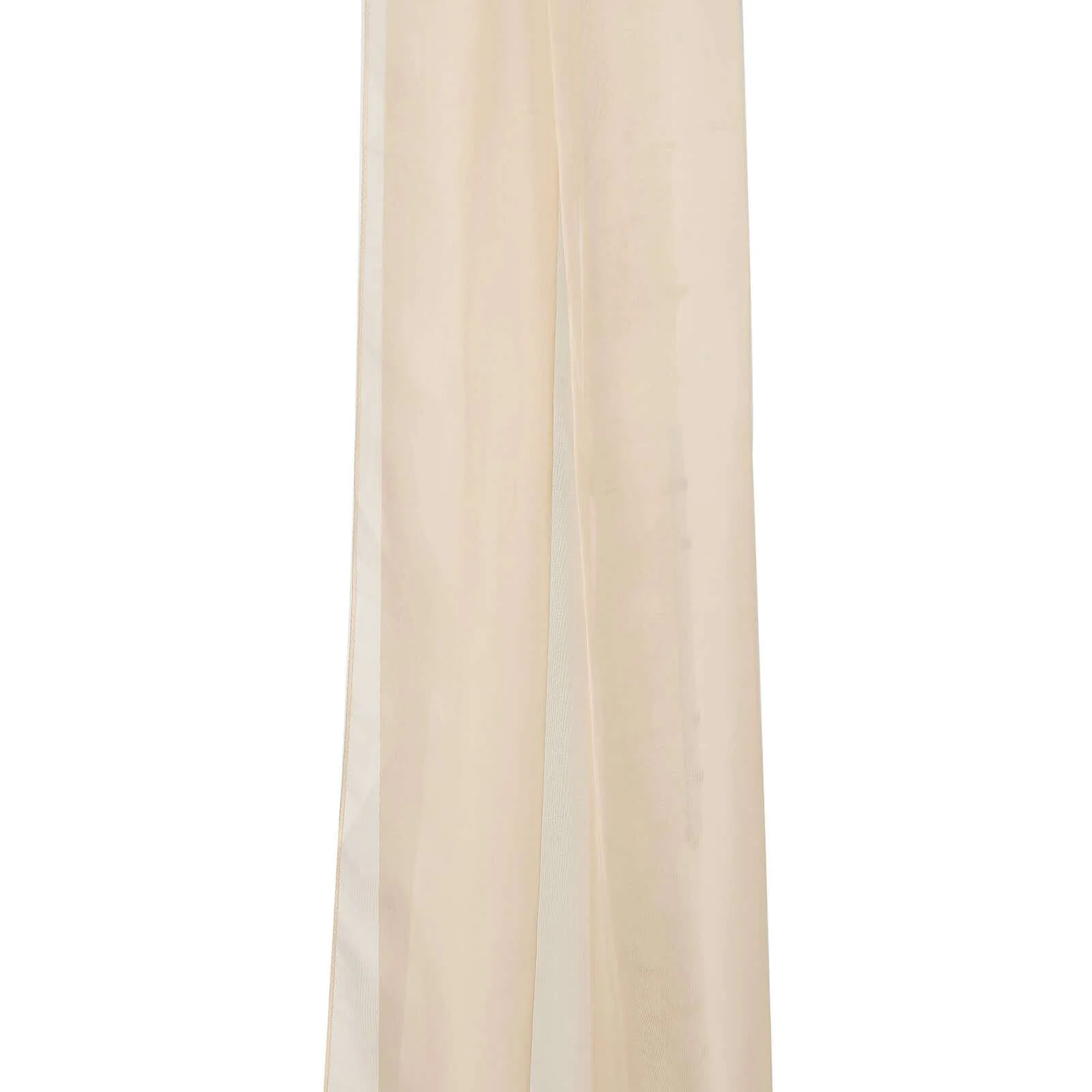 Nude Sheer Organza Wedding Arch Draping Fabric, Long Curtain Backdrop Window Scarf Valance 18ft - Image 8