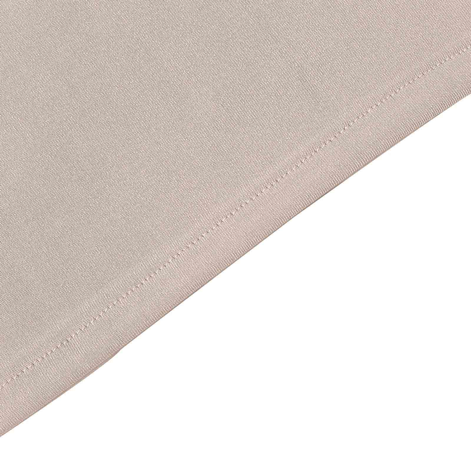 Nude Spandex Fitted Chiara Backdrop Stand Cover For Half Moon Top Wedding Arch - 8ft - Image 12