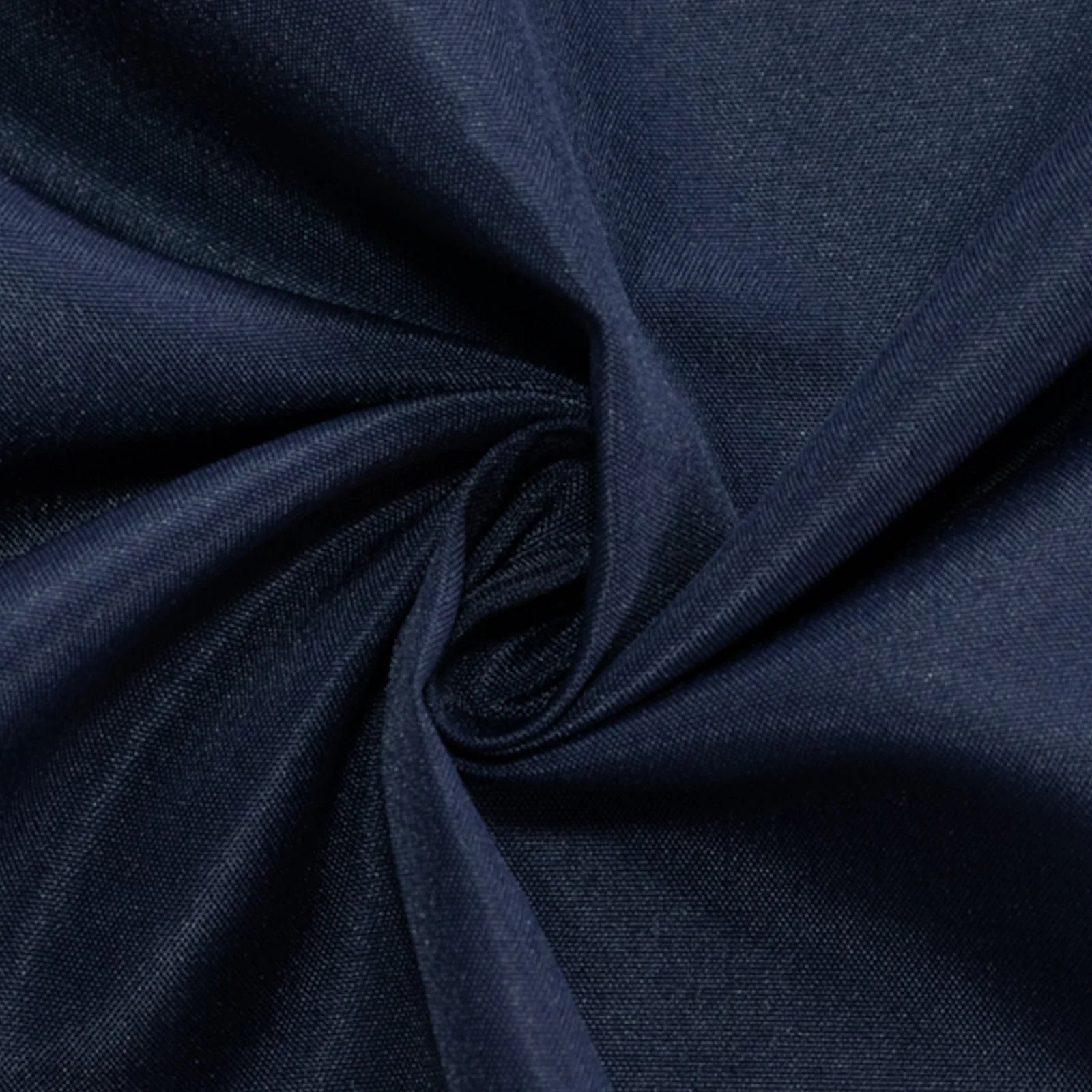 Open Back Fitted Polyester Rectangle Tablecloth 72"x30" Navy Blue - Trade Show Table Cover - Image 8