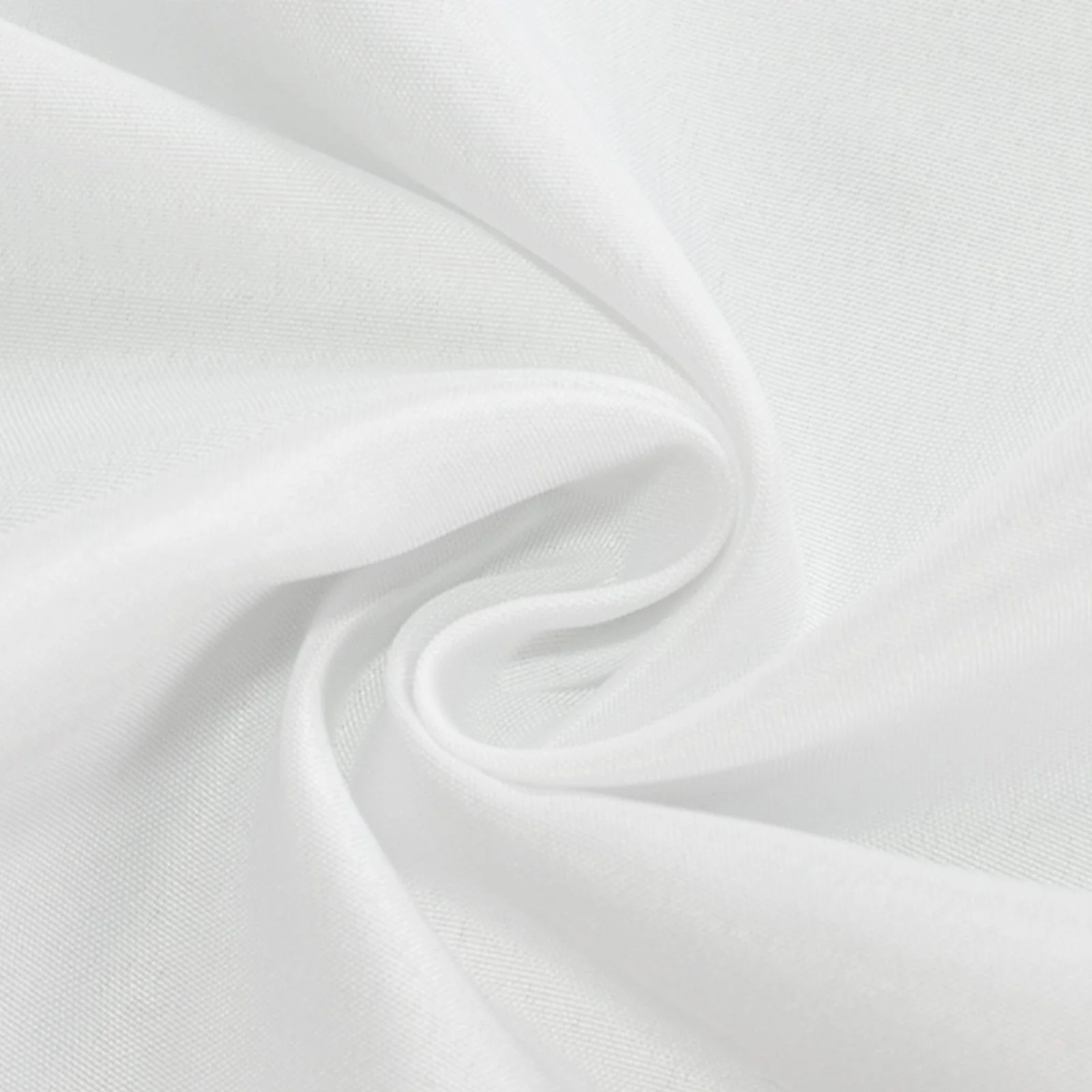 Open Back Fitted Polyester Rectangle Tablecloth 72"x30" White - Ideal for Trade Shows and Displays - Image 7