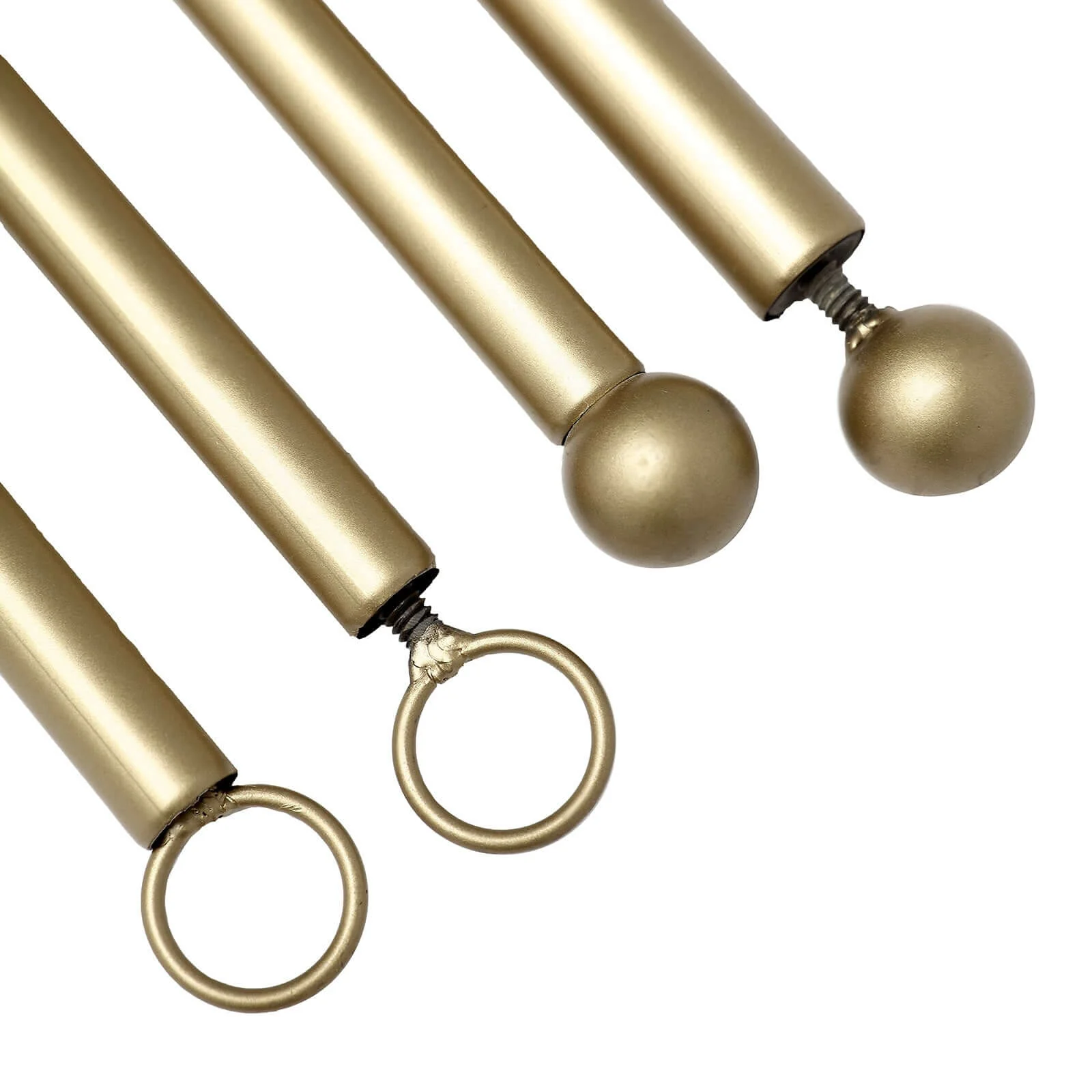 Over The Table Rod Stand 42" in Metal Gold with Clamps - Image 7