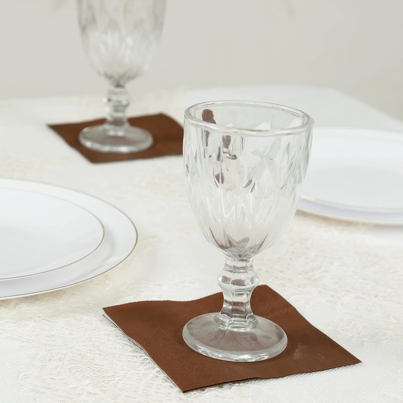 50-Pack Paper Beverage Napkins 2 Ply Cinnamon Brown 5"x5" - Soft Disposable Cocktail Napkins 18GSM - Image 9