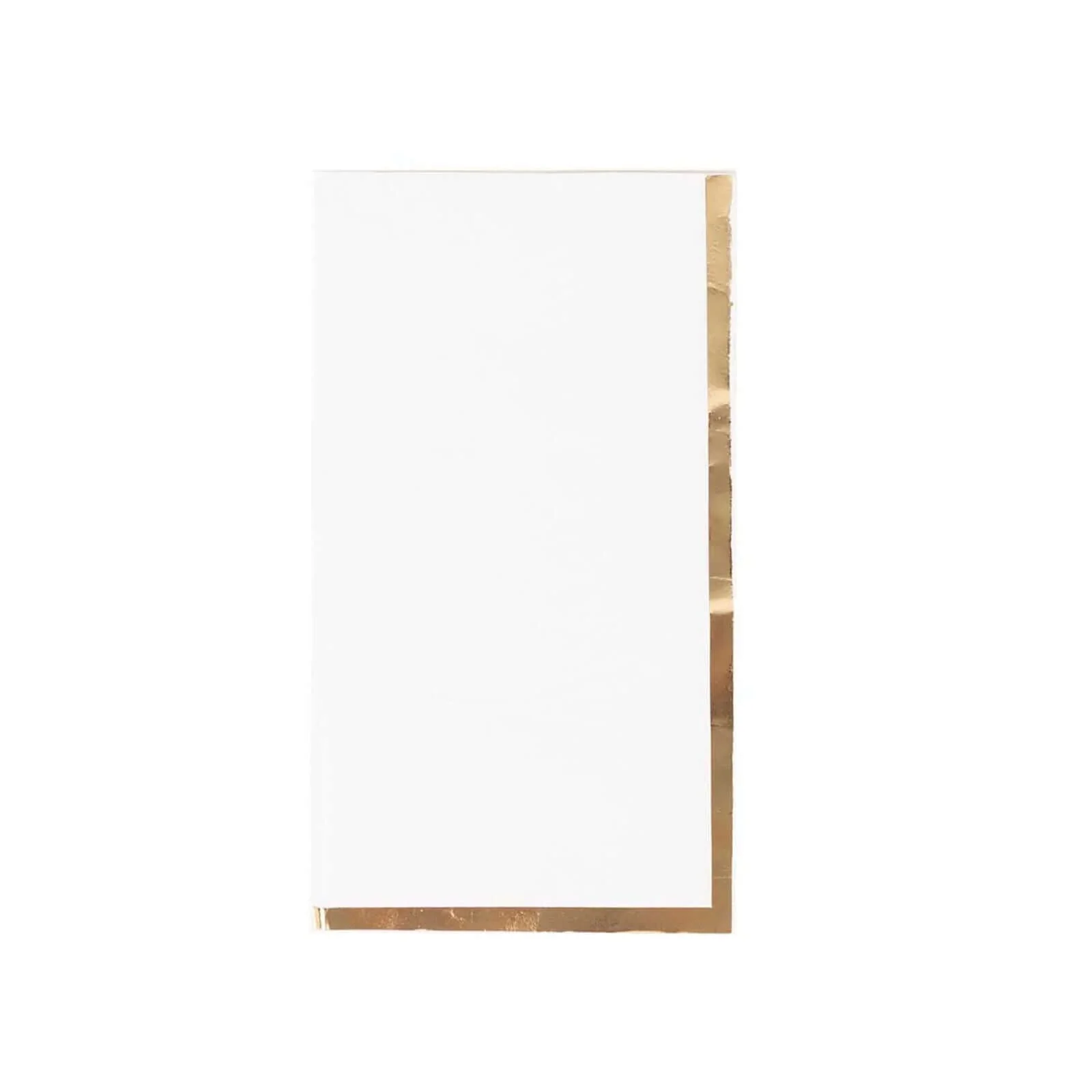 50-Pack Paper Dinner Napkins 2 Ply White with Gold Foil Edge - Soft Disposable Napkins for Events - Image 6