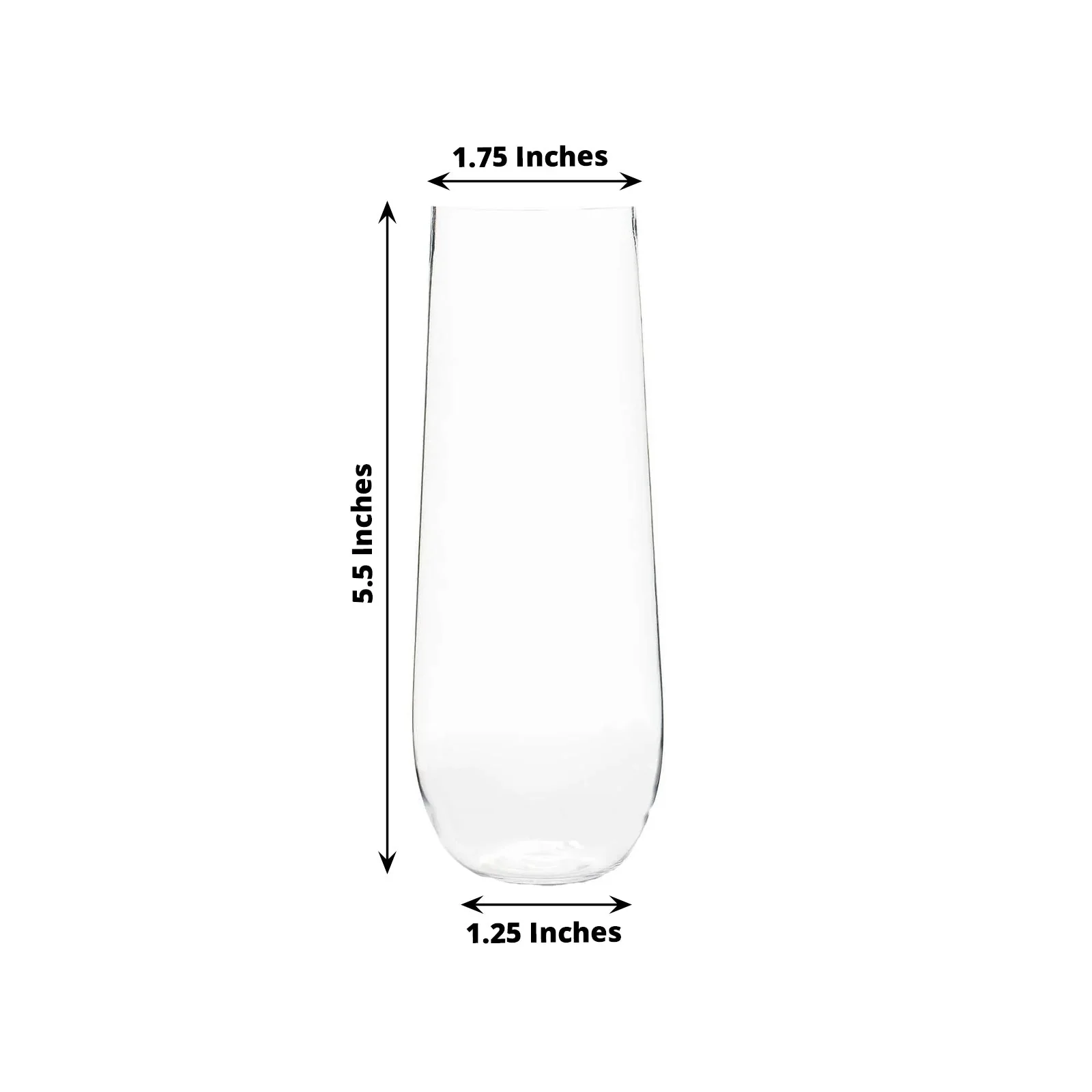 12 Pack Plastic Champagne Flutes in Clear, Reusable Lightweight Champagne Glass 9oz - Image 6