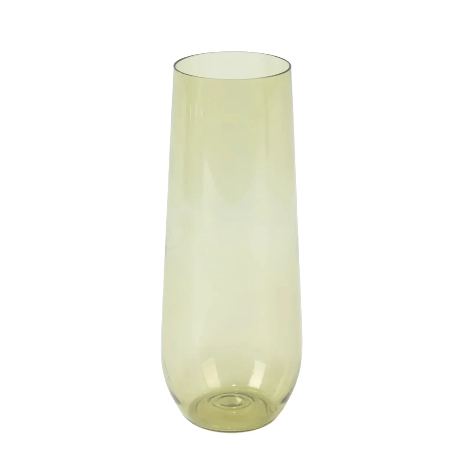 12 Pack Plastic Champagne Flutes in Transparent Dusty Sage Green, Reusable Lightweight Champagne Glass 9oz - Image 5