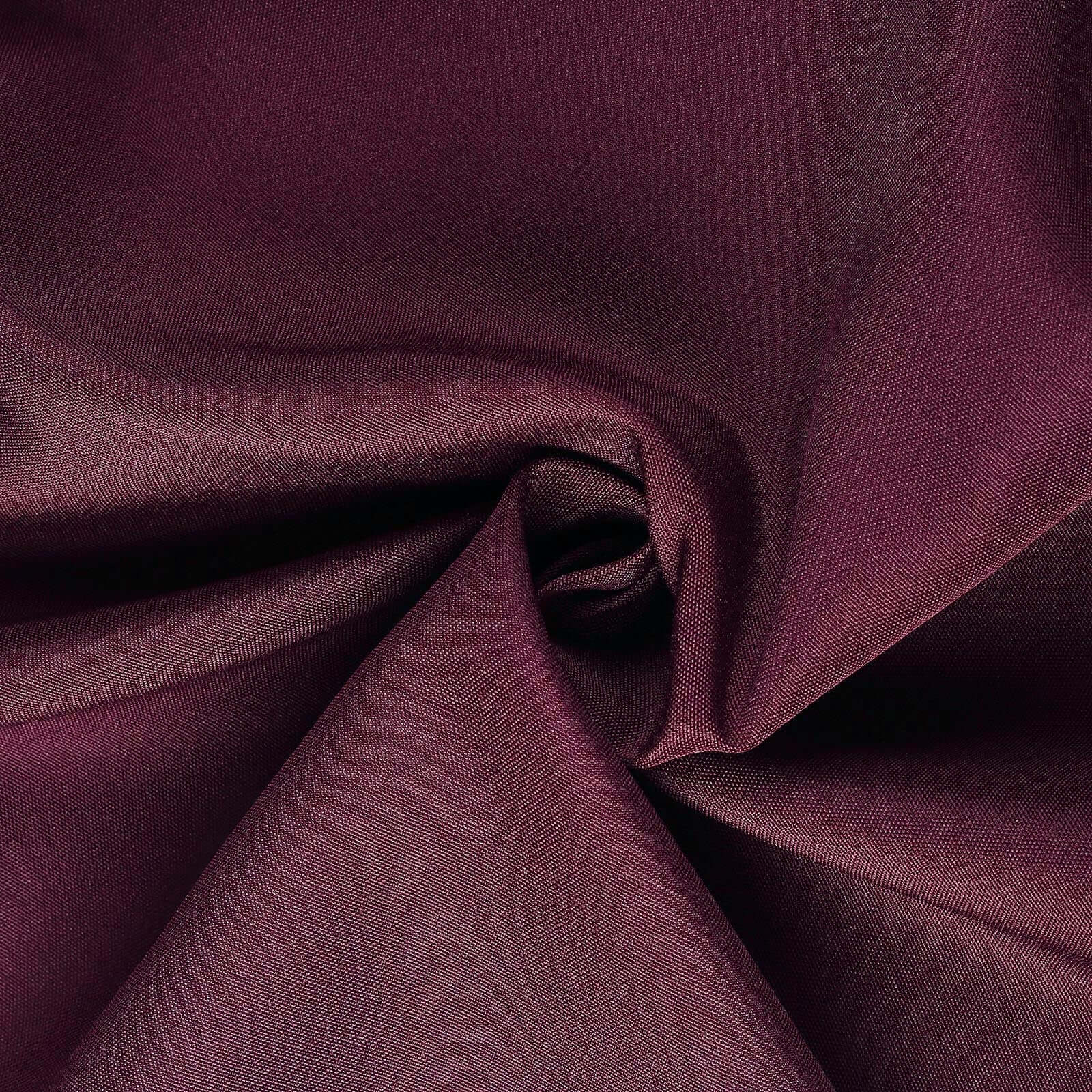 Polyester Banquet Chair Cover Burgundy - Reusable Stain-Resistant Slipcover - Image 8