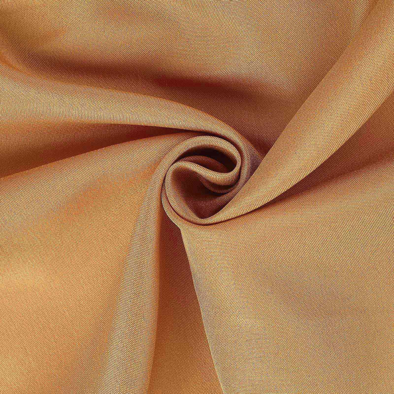 Polyester Banquet Chair Cover Gold - Reusable Stain-Resistant Slip-On Design - Image 8
