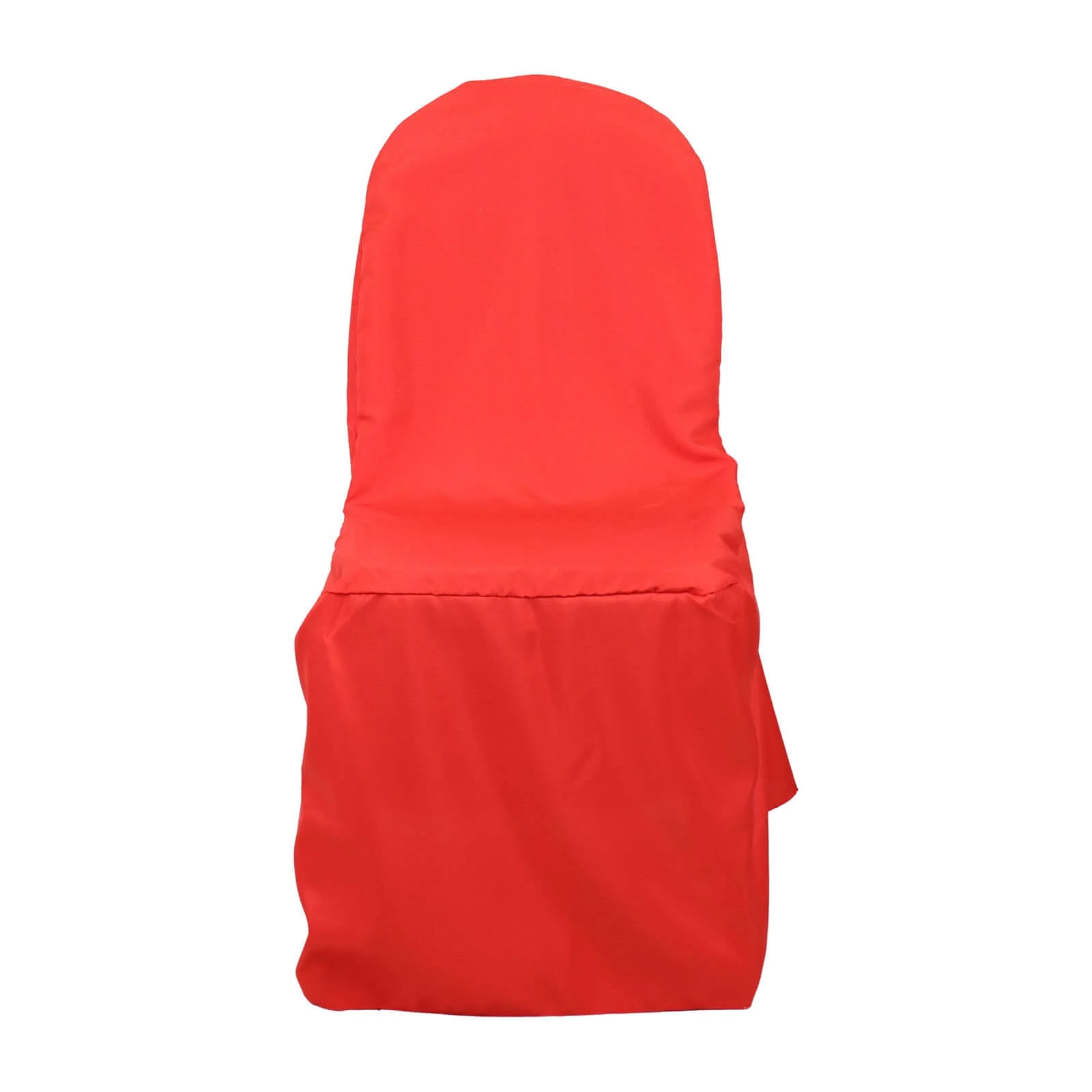 Polyester Banquet Chair Cover Red - Reusable Stain-Resistant Slipcover - Image 7