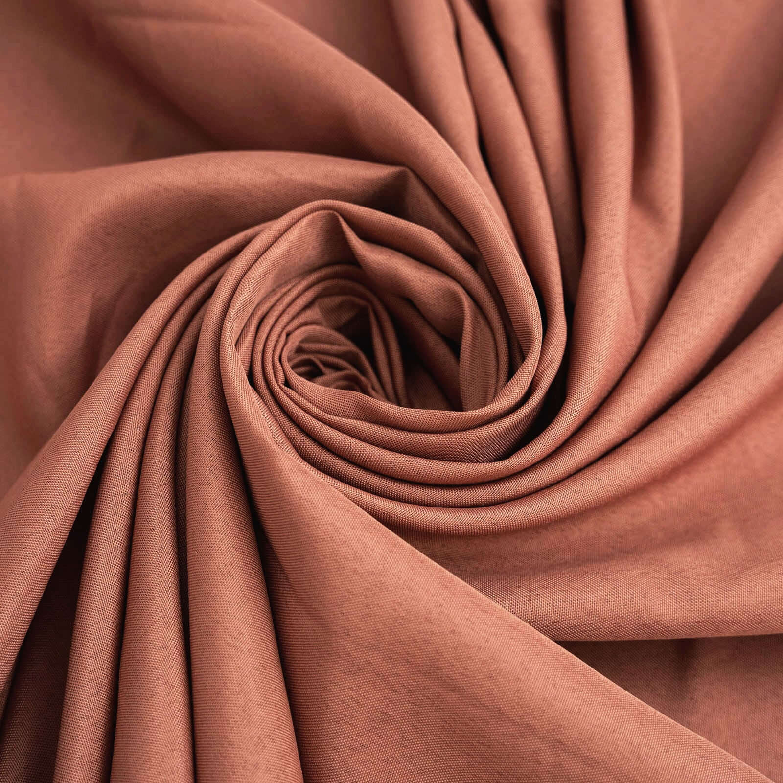 Polyester Banquet Chair Cover Terracotta (Rust) - Reusable Stain-Resistant Slipcover - Image 13