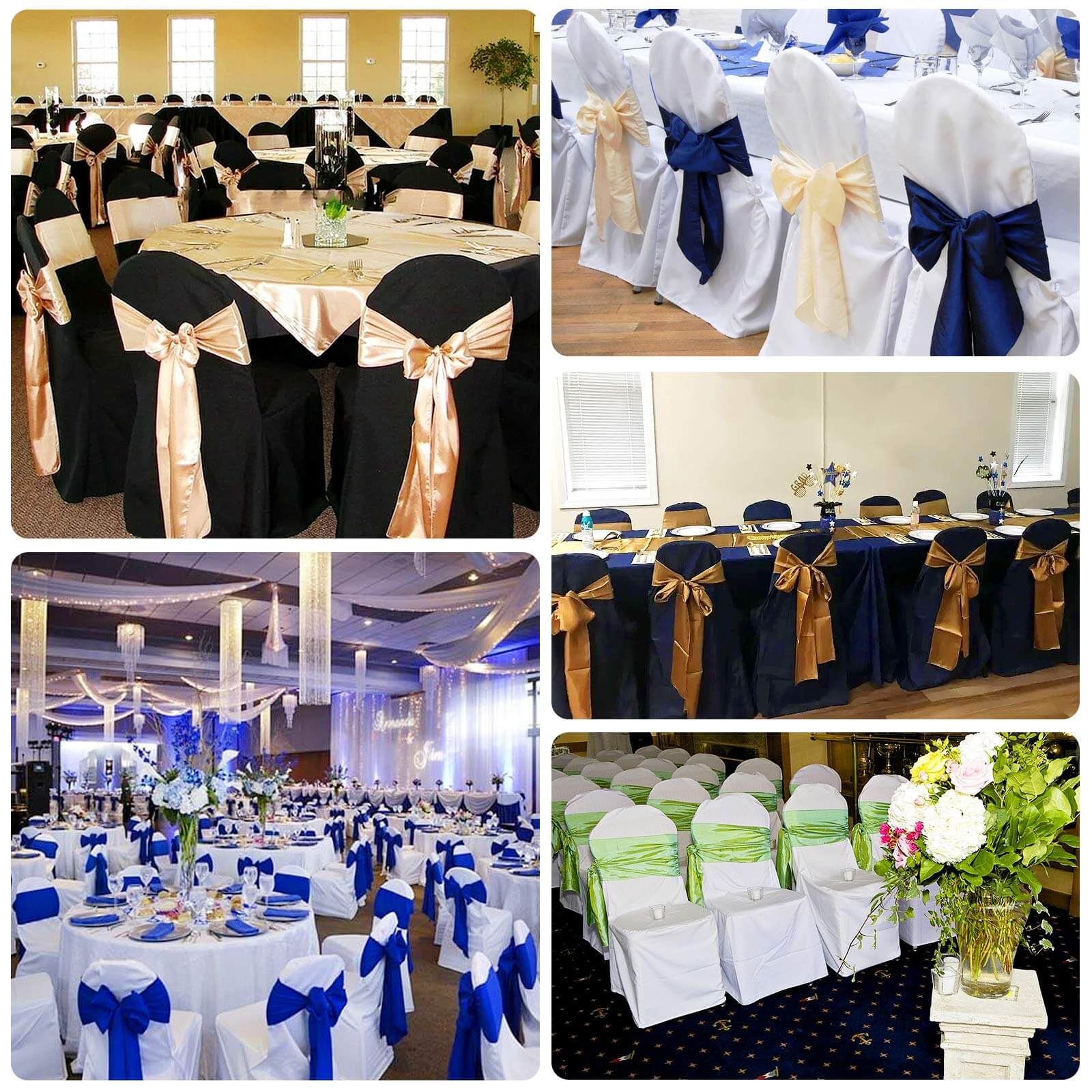 Polyester Banquet Chair Cover Terracotta (Rust) - Reusable Stain-Resistant Slipcover - Image 4
