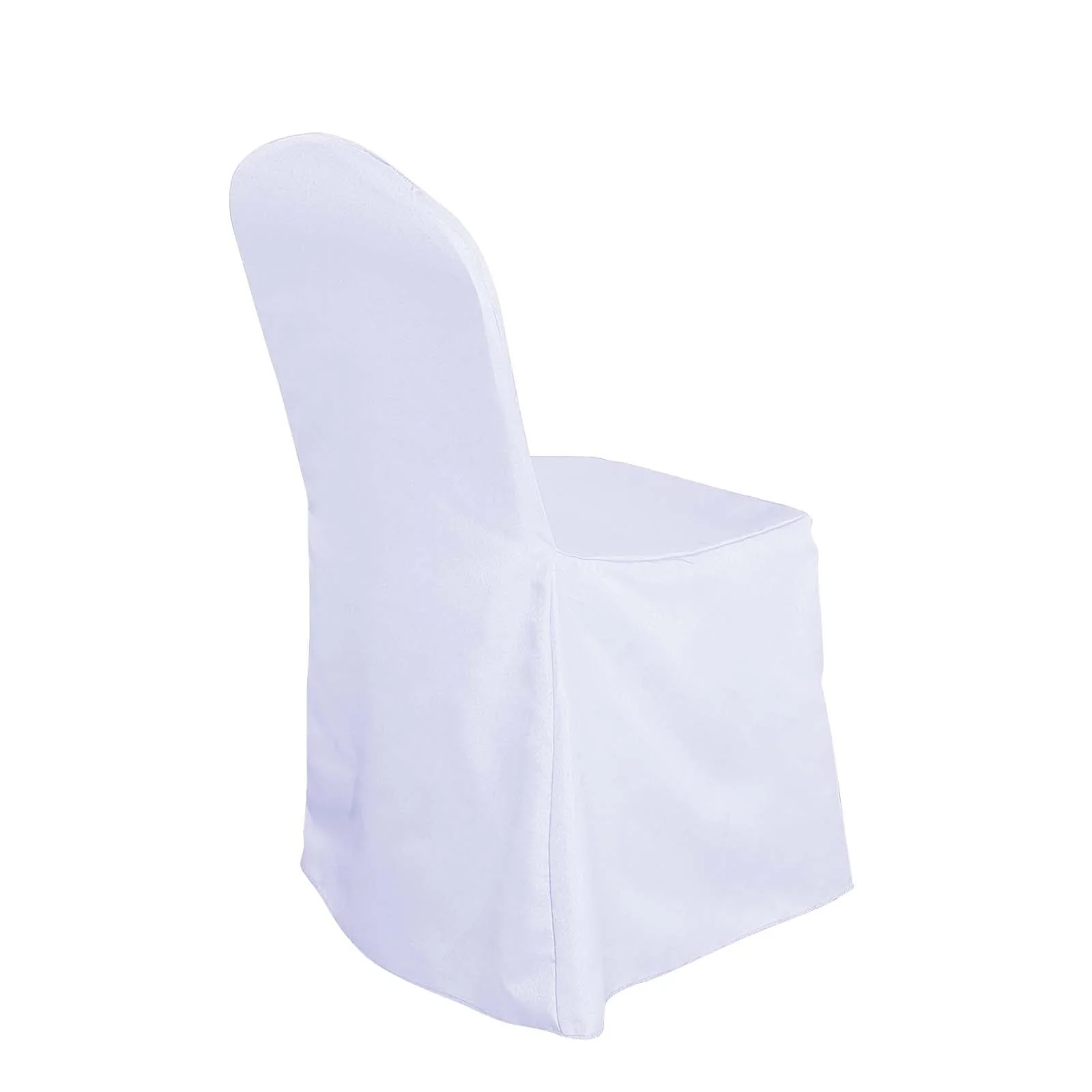 Polyester Banquet Chair Cover White - Reusable Stain-Resistant Slip-On Design - Image 6
