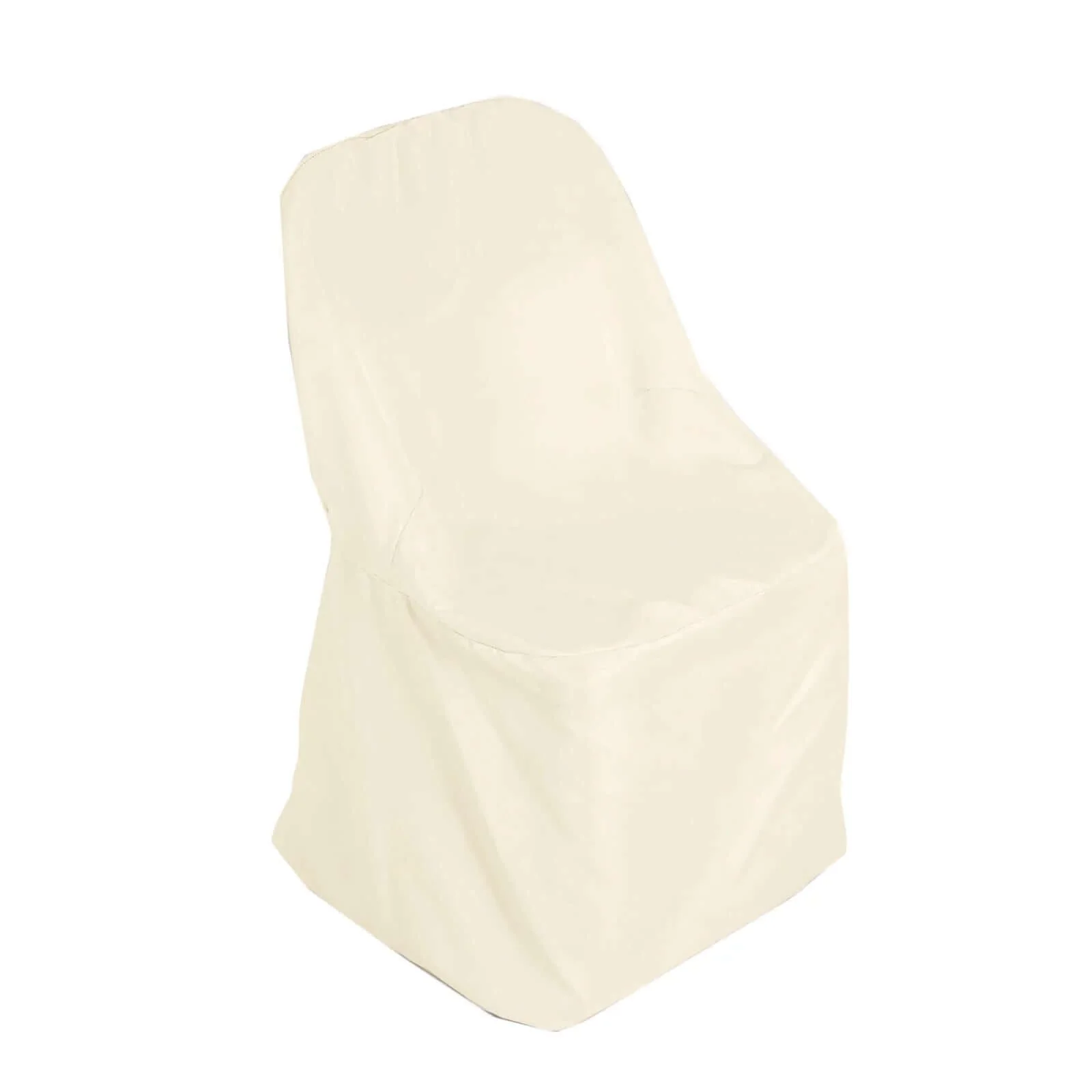 Polyester Folding Chair Cover Beige - Reusable Stain-Resistant Slipcover - Image 6