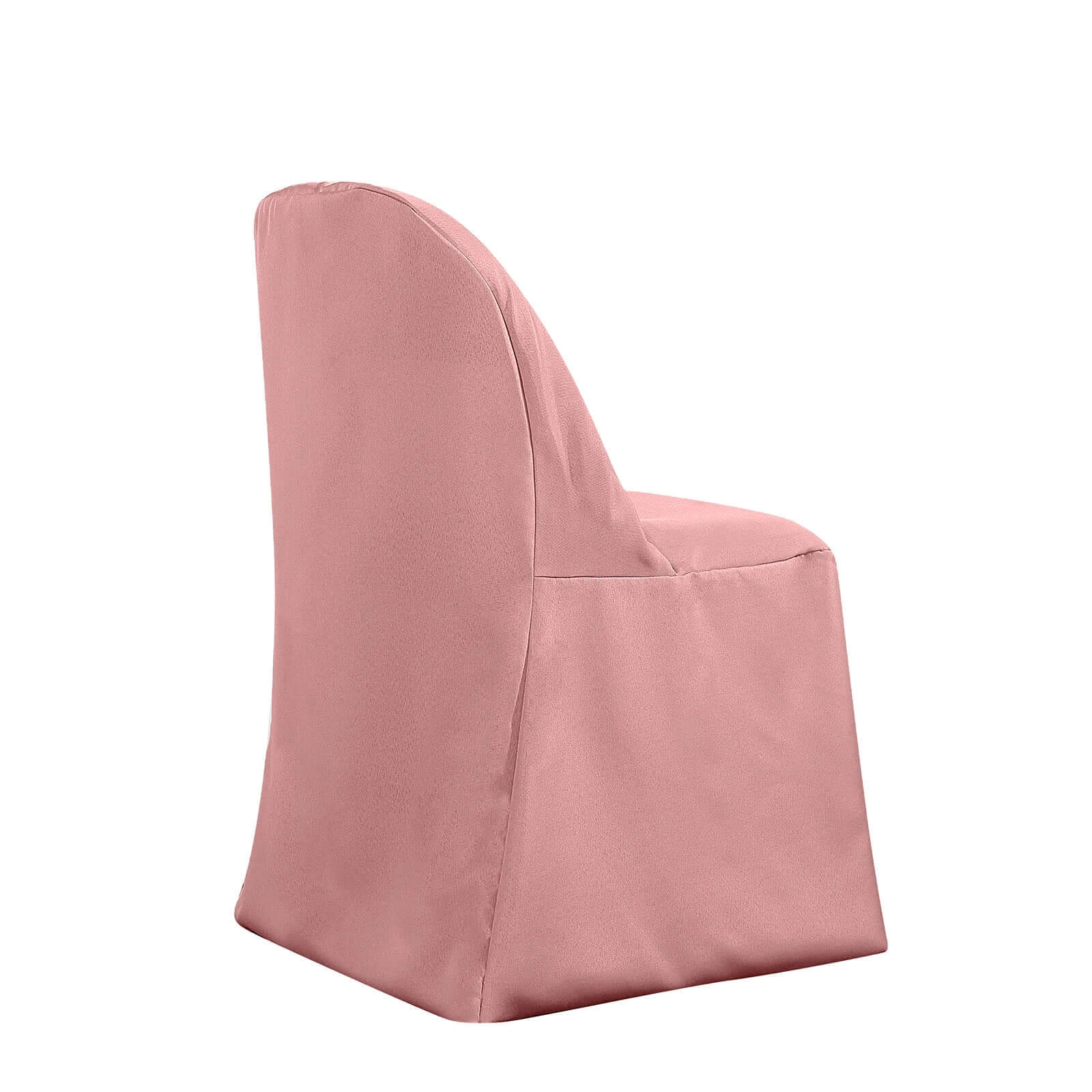 Polyester Folding Chair Cover Dusty Rose - Reusable Stain-Resistant Slipcover - Image 7