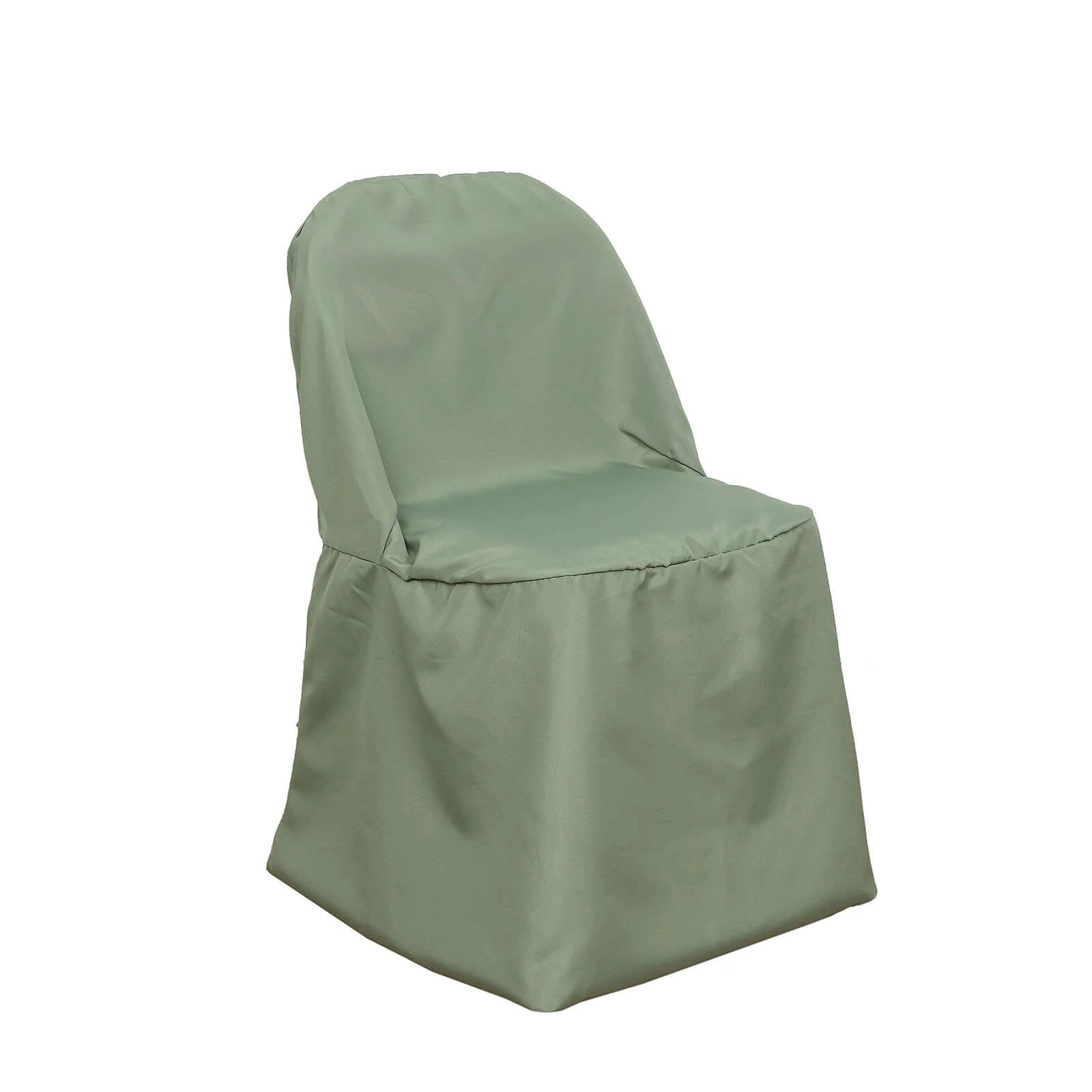 Polyester Folding Chair Cover Dusty Sage Green - Reusable Stain-Resistant Slipcover - Image 7