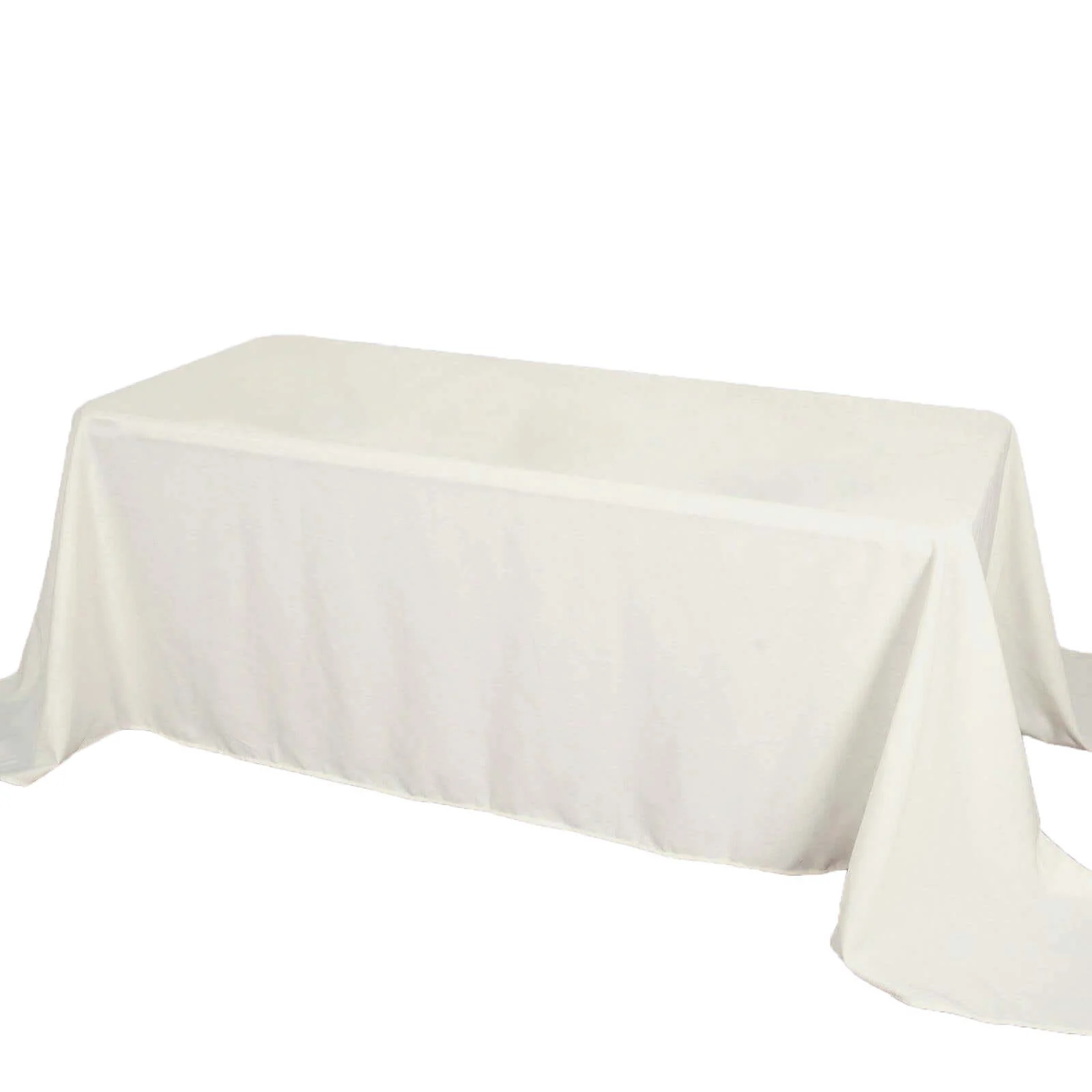 Polyester Rectangle Tablecloth 50"x120" Ivory - Durable and Easy-to-Clean Table Cover - Image 6