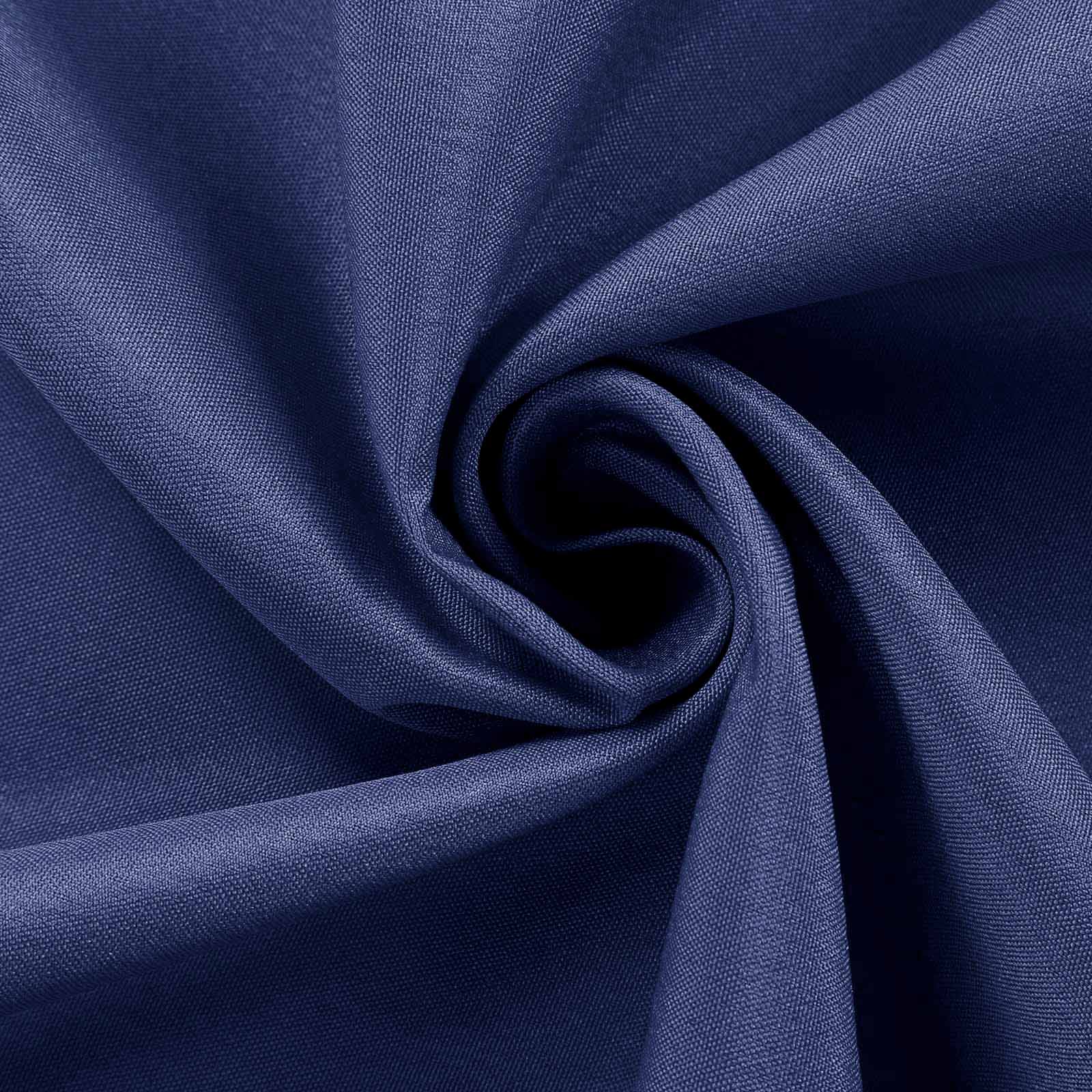 Polyester Rectangle Tablecloth 50"x120" Navy Blue - Durable and Easy-to-Clean Table Cover - Image 3
