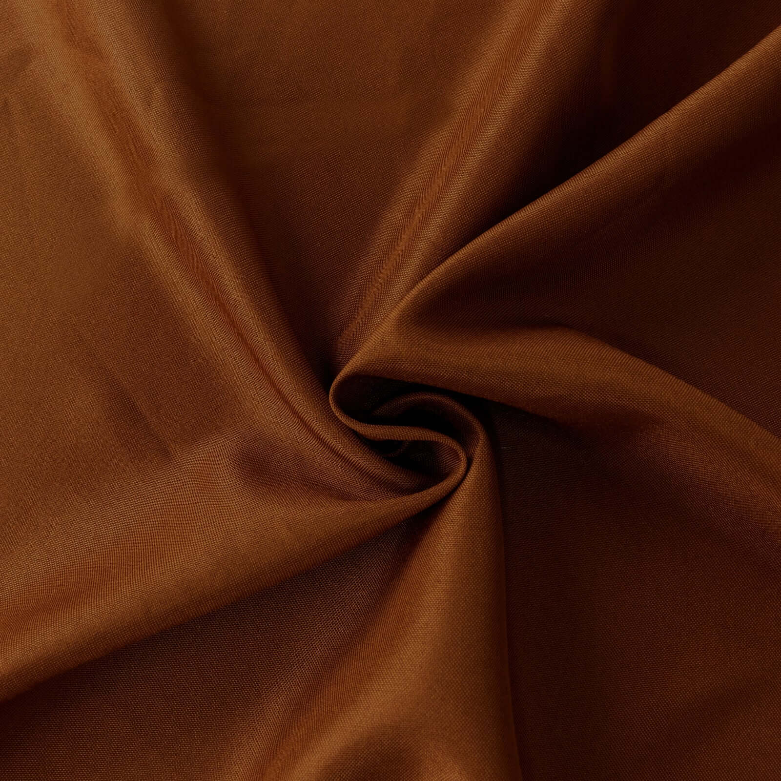 Polyester Rectangle Tablecloth 60"x102" Cinnamon Brown - Wrinkle-Resistant Finish - Image 7