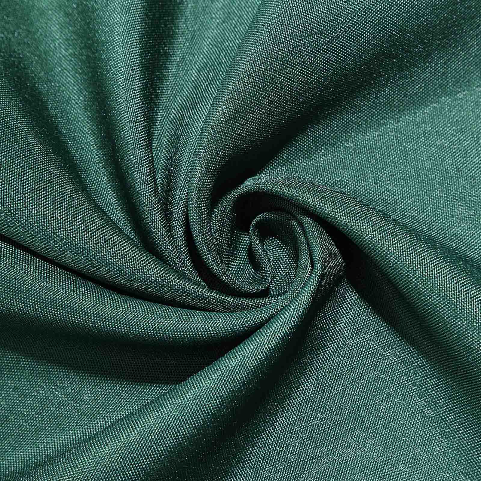 Polyester Rectangle Tablecloth 60"x102" Hunter Emerald Green - Wrinkle-Resistant Finish - Image 8