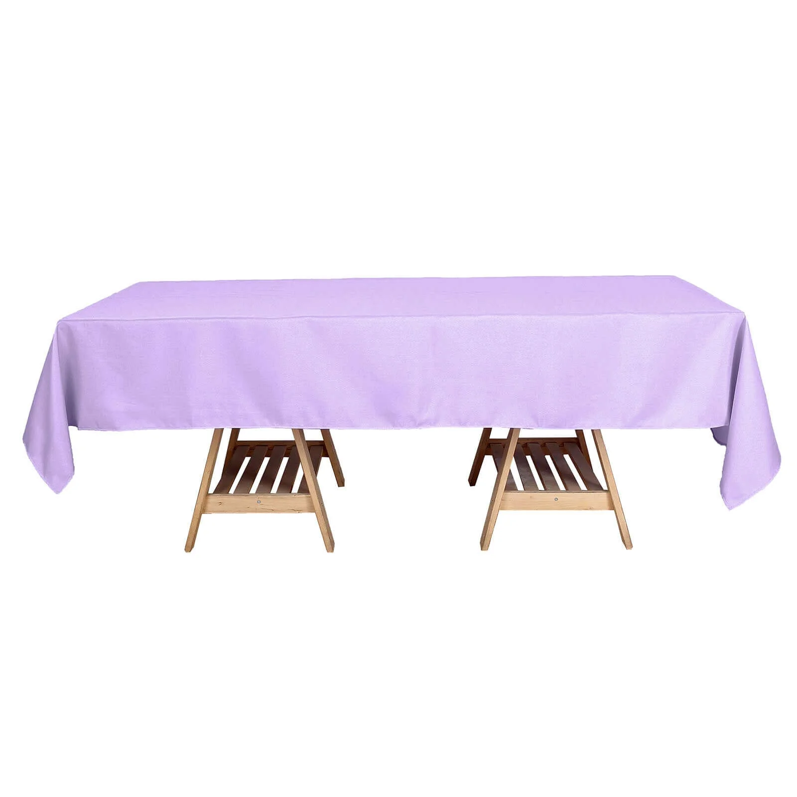 Polyester Rectangle Tablecloth 60"x102" Lavender Lilac - Wrinkle-Resistant Finish - Image 6
