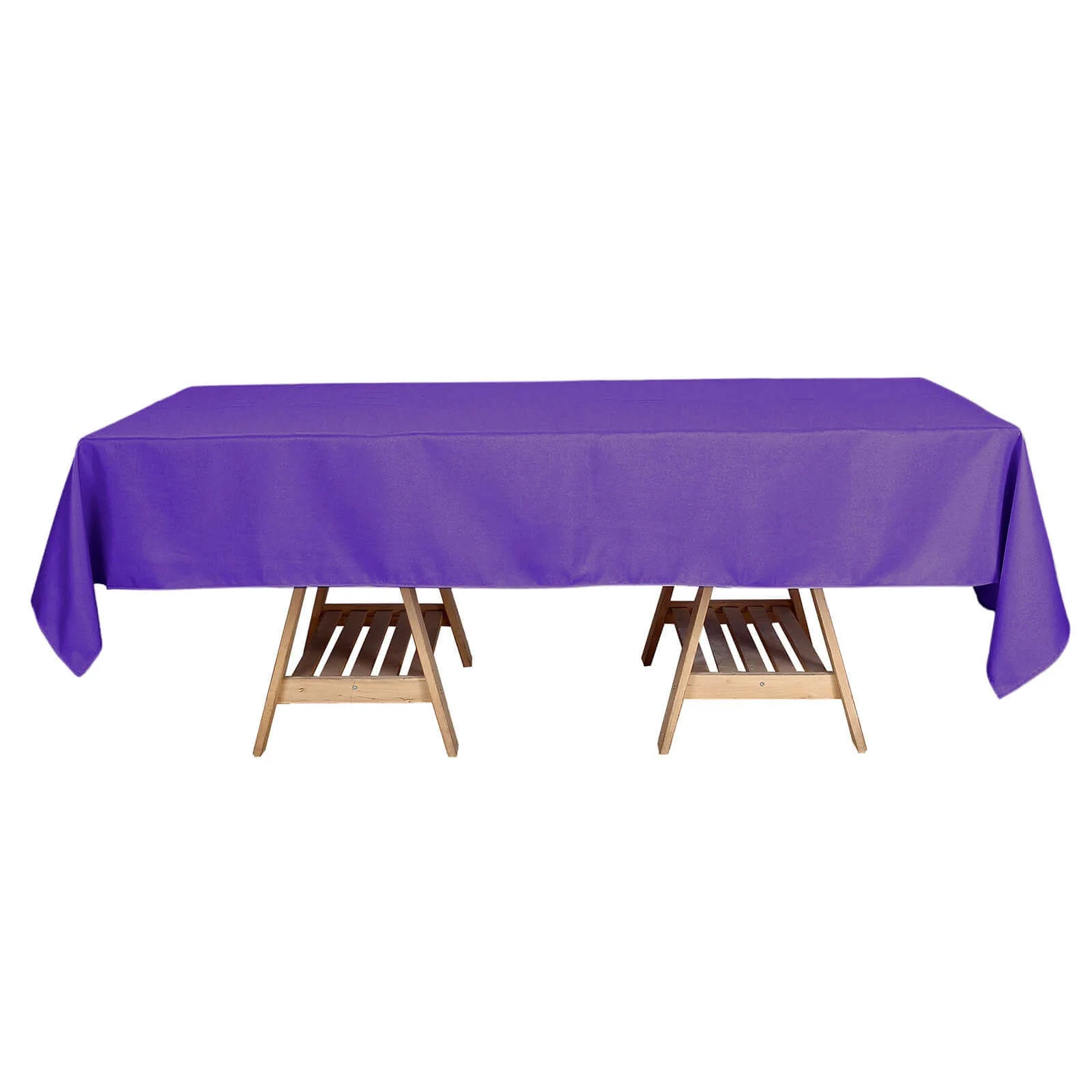 Polyester Rectangle Tablecloth 60"x102" Purple - Wrinkle-Resistant Finish - Image 4
