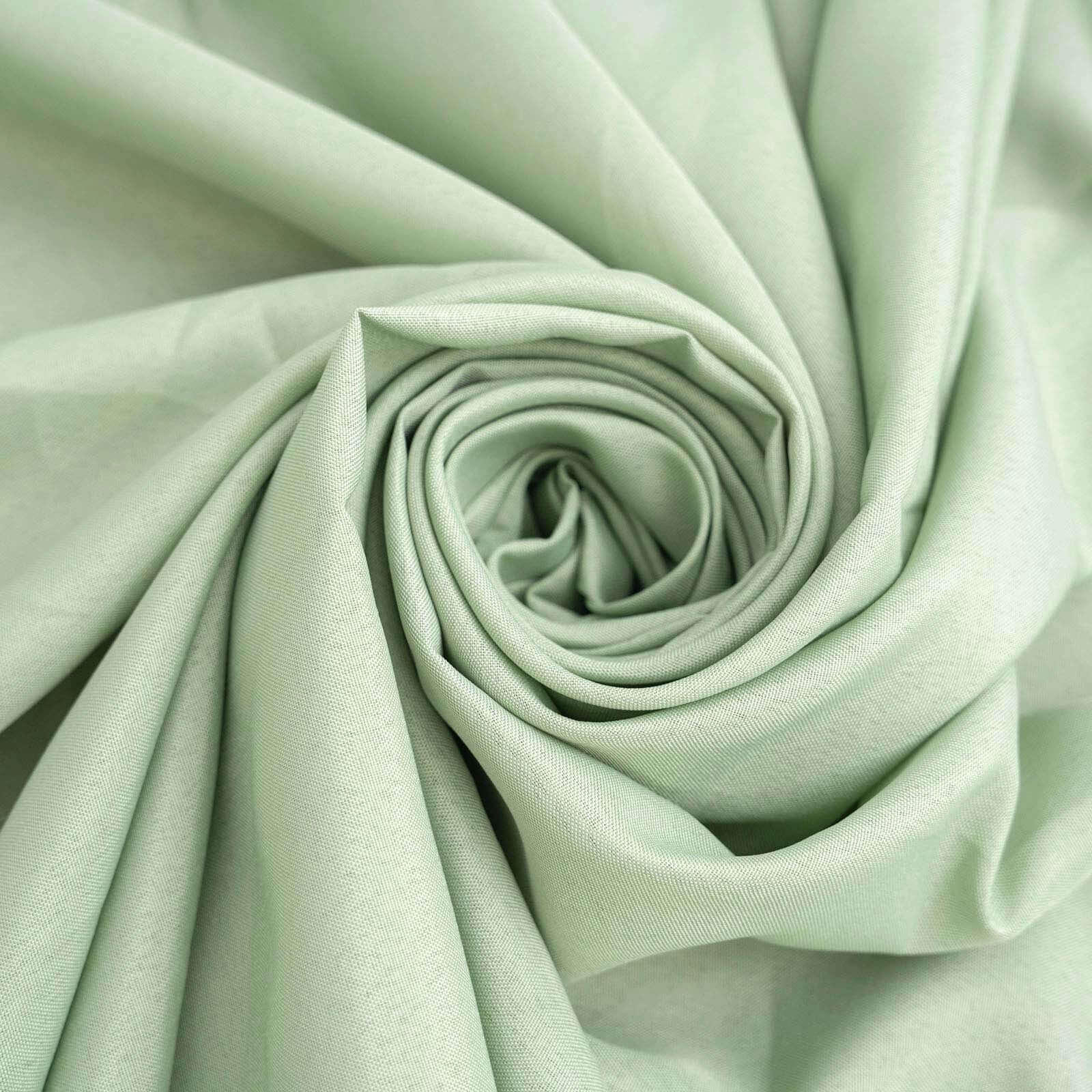 Polyester Rectangle Tablecloth 60"x102" Sage Green - Wrinkle-Resistant Finish - Image 8