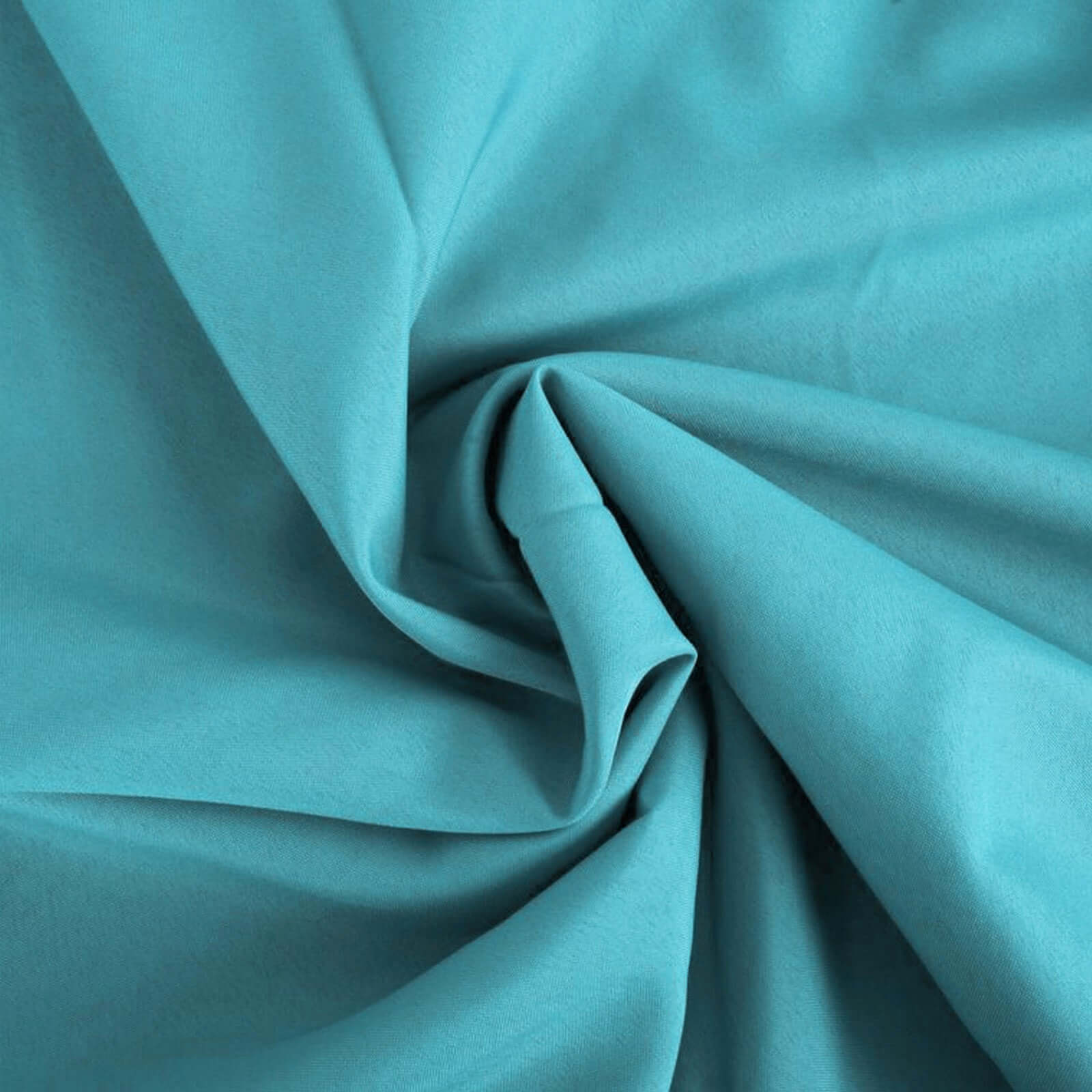 Polyester Rectangle Tablecloth 60"x102" Turquoise - Wrinkle-Resistant Finish - Image 3