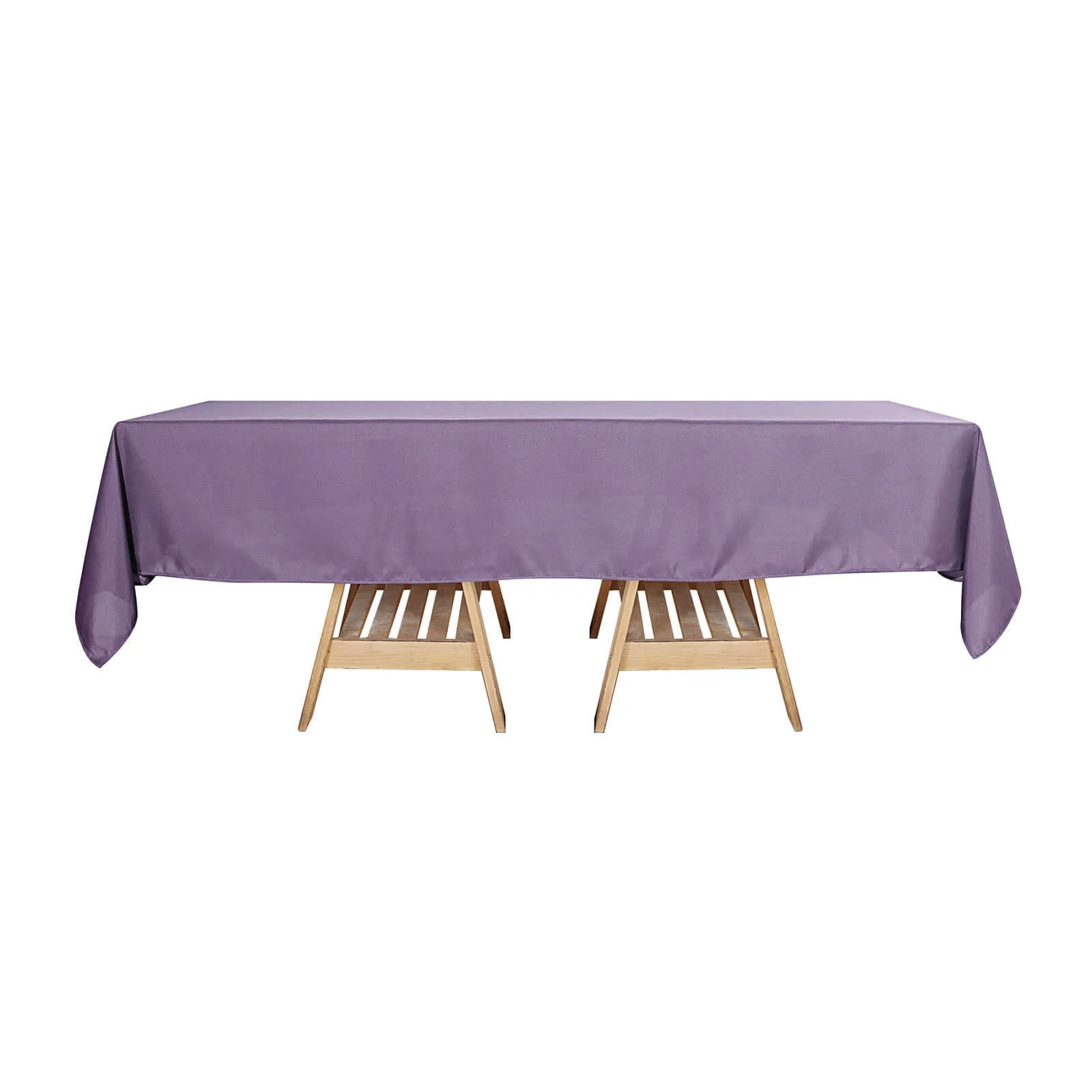 Polyester Rectangle Tablecloth 60"x102" Violet Amethyst - Wrinkle-Resistant Finish - Image 6