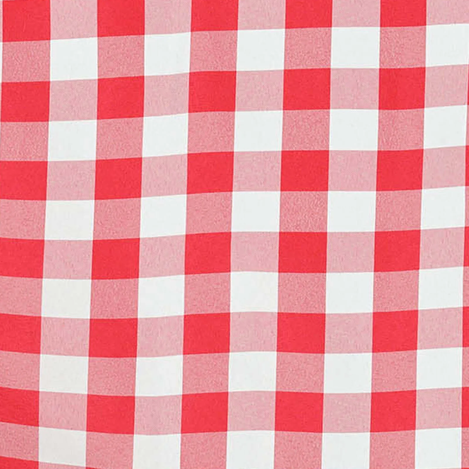 Polyester Rectangle Tablecloth 60"x102" White/Red with Checkered Buffalo Plaid Design - Stylish Decor for Gatherings - Image 5