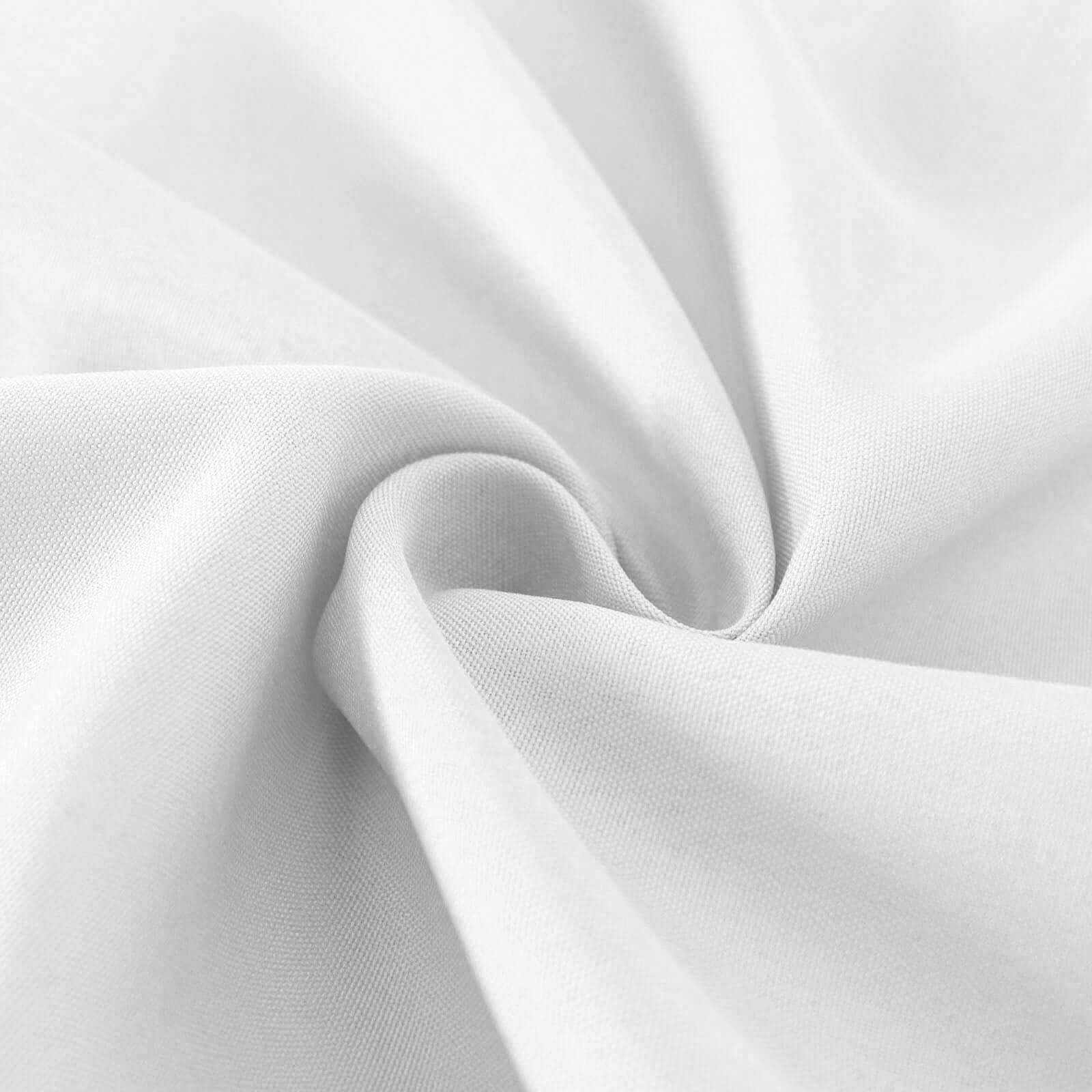 Polyester Rectangle Tablecloth 60"x102" White - Wrinkle-Resistant Finish - Image 7