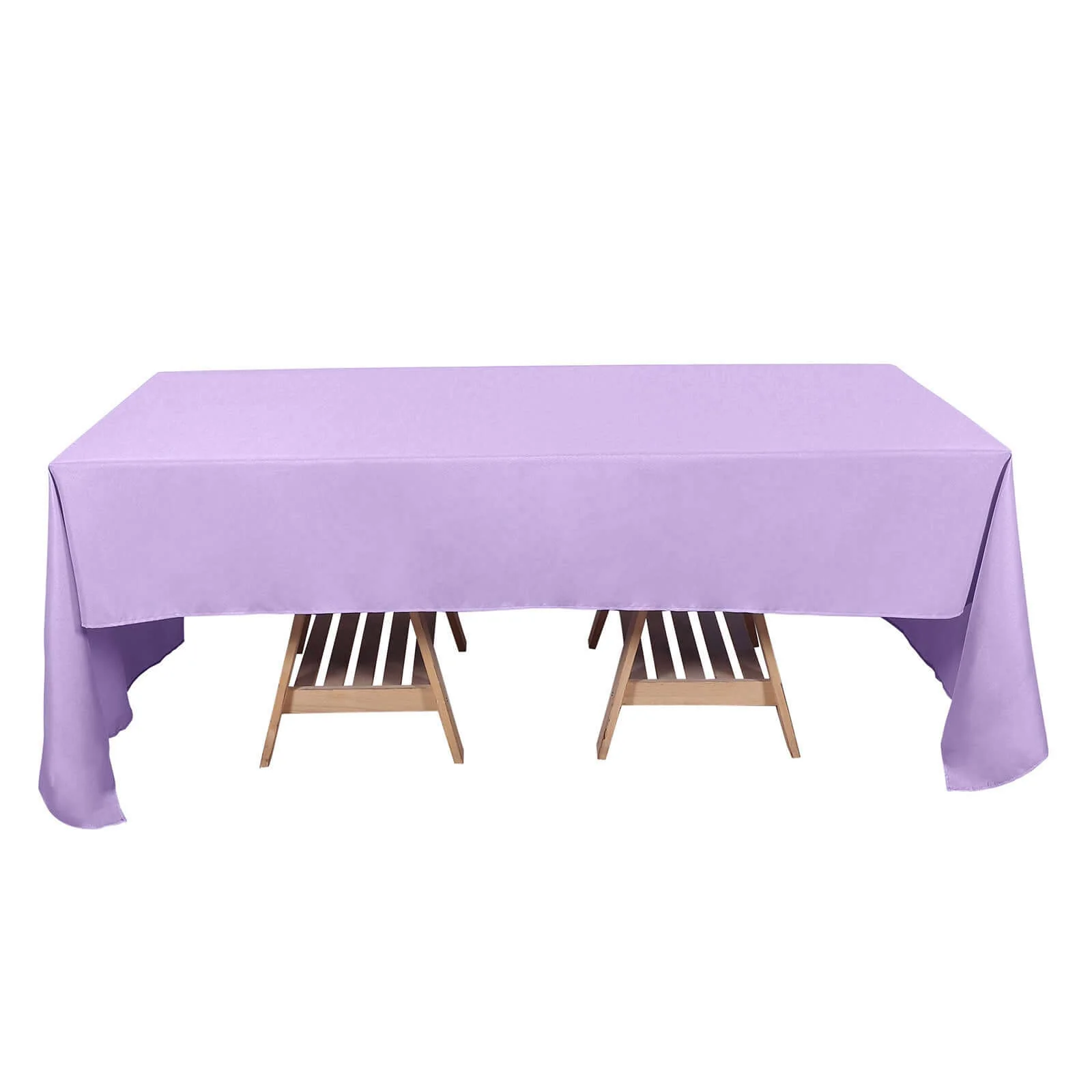 Polyester Rectangle Tablecloth 60"x126" Lavender Lilac - Durable & Wrinkle-Resistant Table Cover - Image 6