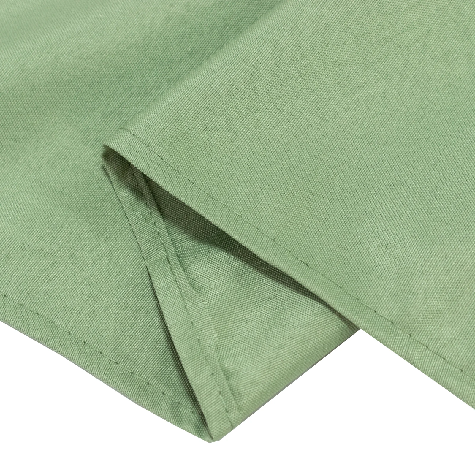 Dusty Sage Green Polyester Rectangle Tablecloth 60"×84" – Wrinkle-Resistant, Durable Party / Event Table Cover - Image 6