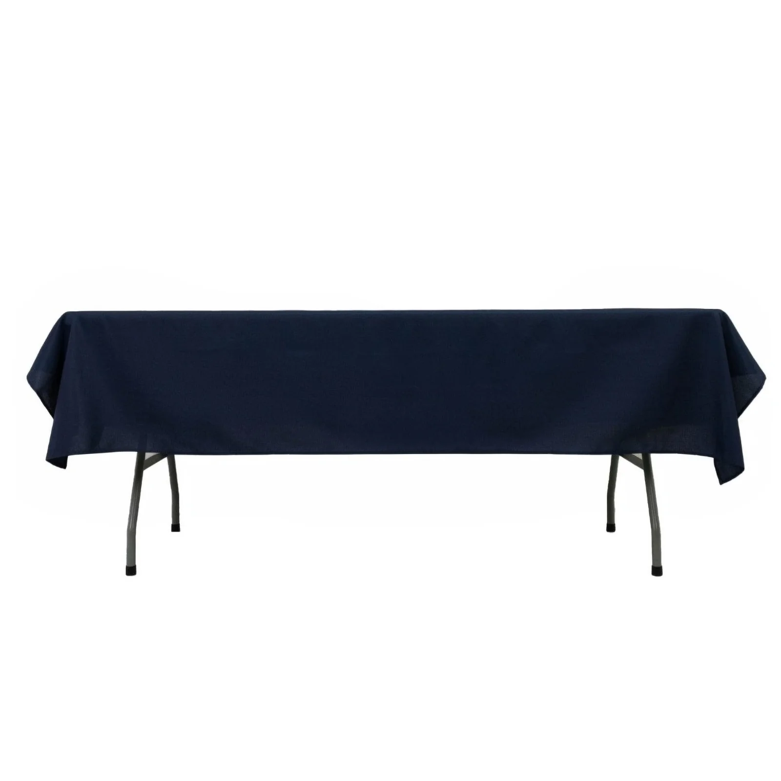 Navy Blue Polyester Rectangle Tablecloth 60"×84" – Wrinkle-Resistant, Durable Party / Event Table Cover - Image 7