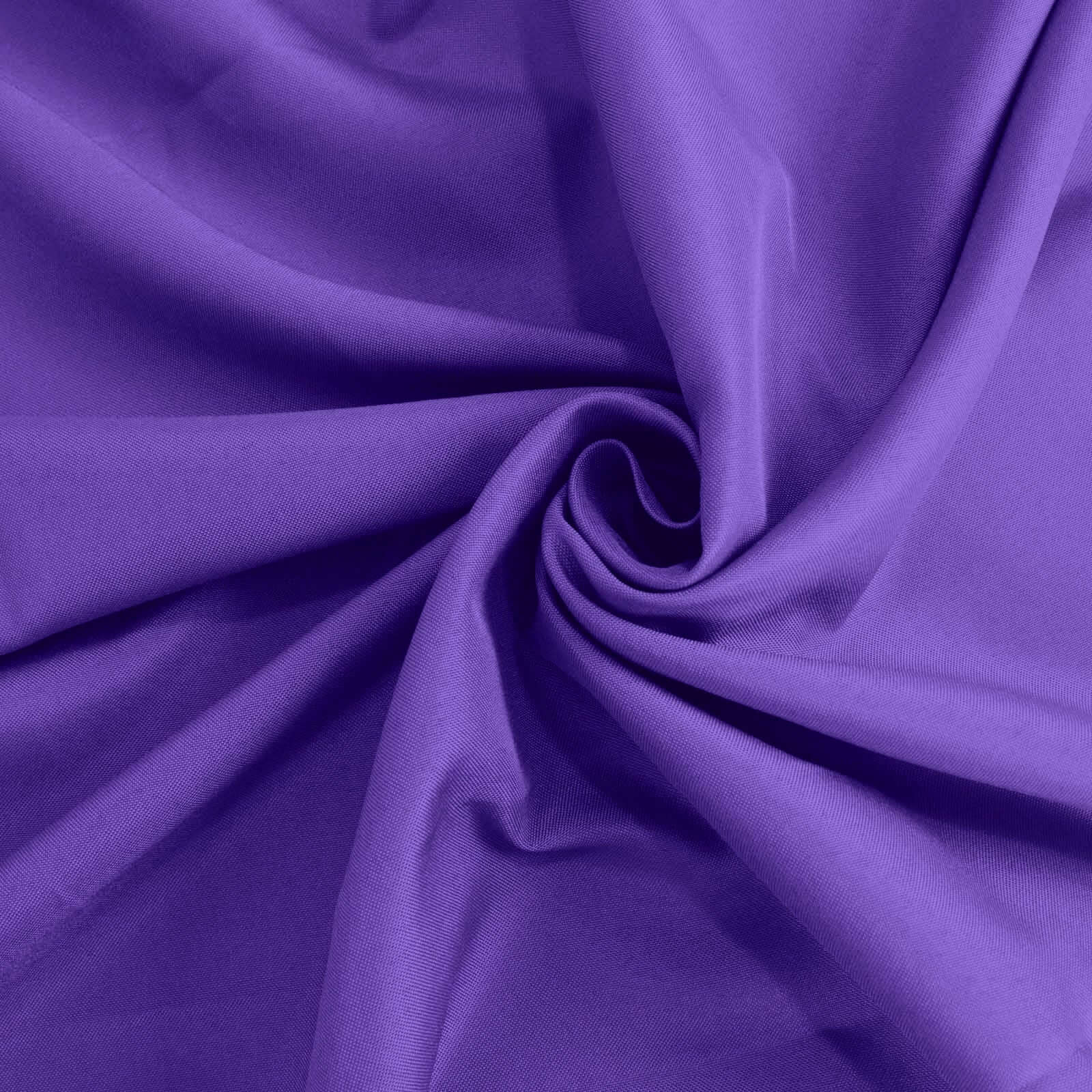 Polyester Rectangle Tablecloth 72"x120" Purple with Wrinkle-Resistant Finish - Reusable Table Cover - Image 7