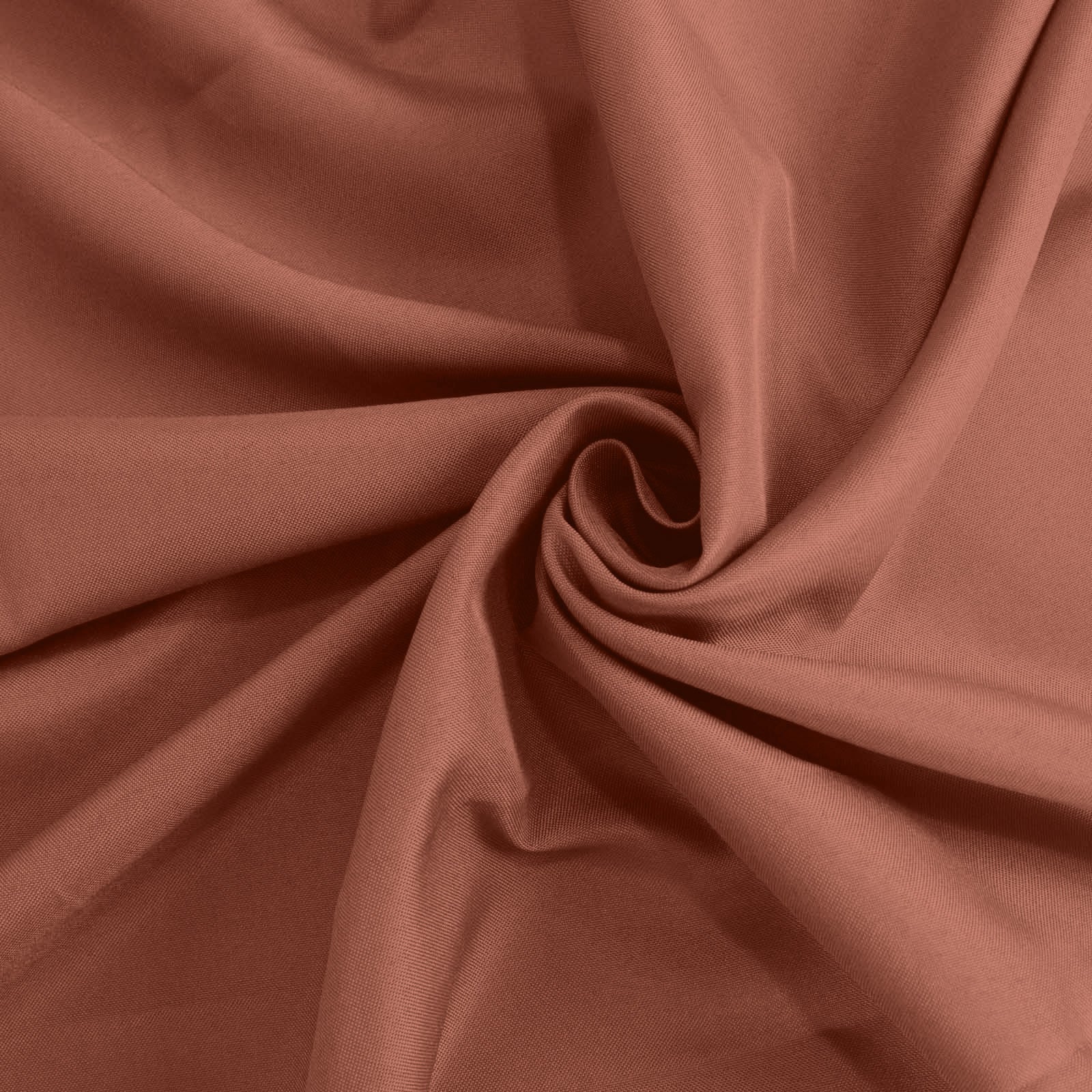 Polyester Rectangle Tablecloth 72"x120" Terracotta (Rust) with Wrinkle-Resistant Finish - Reusable Table Cover - Image 8