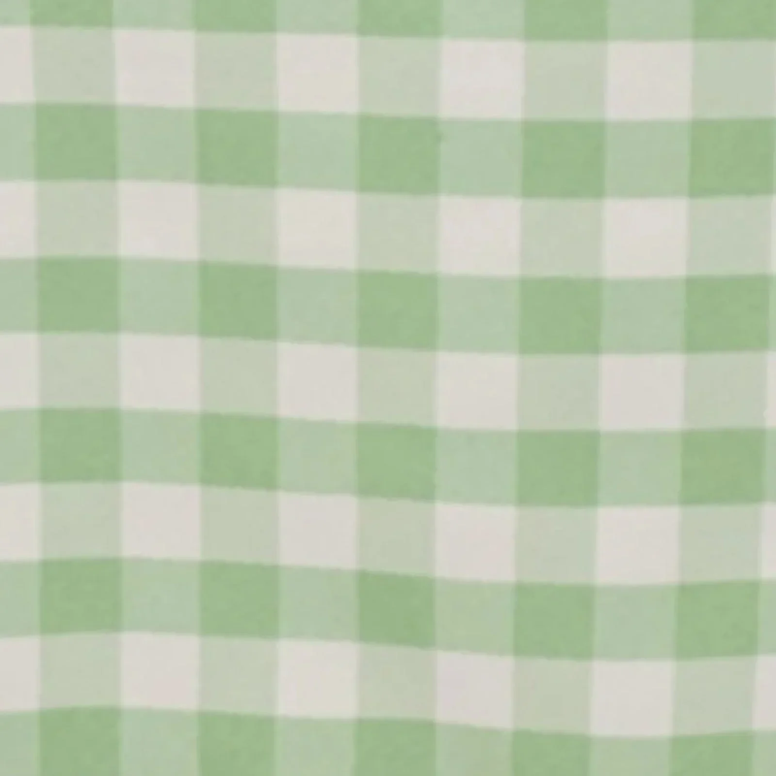 Polyester Rectangle Tablecloth 90"x132" White/Sage Green Checkered Buffalo Plaid Table Cover - Image 9