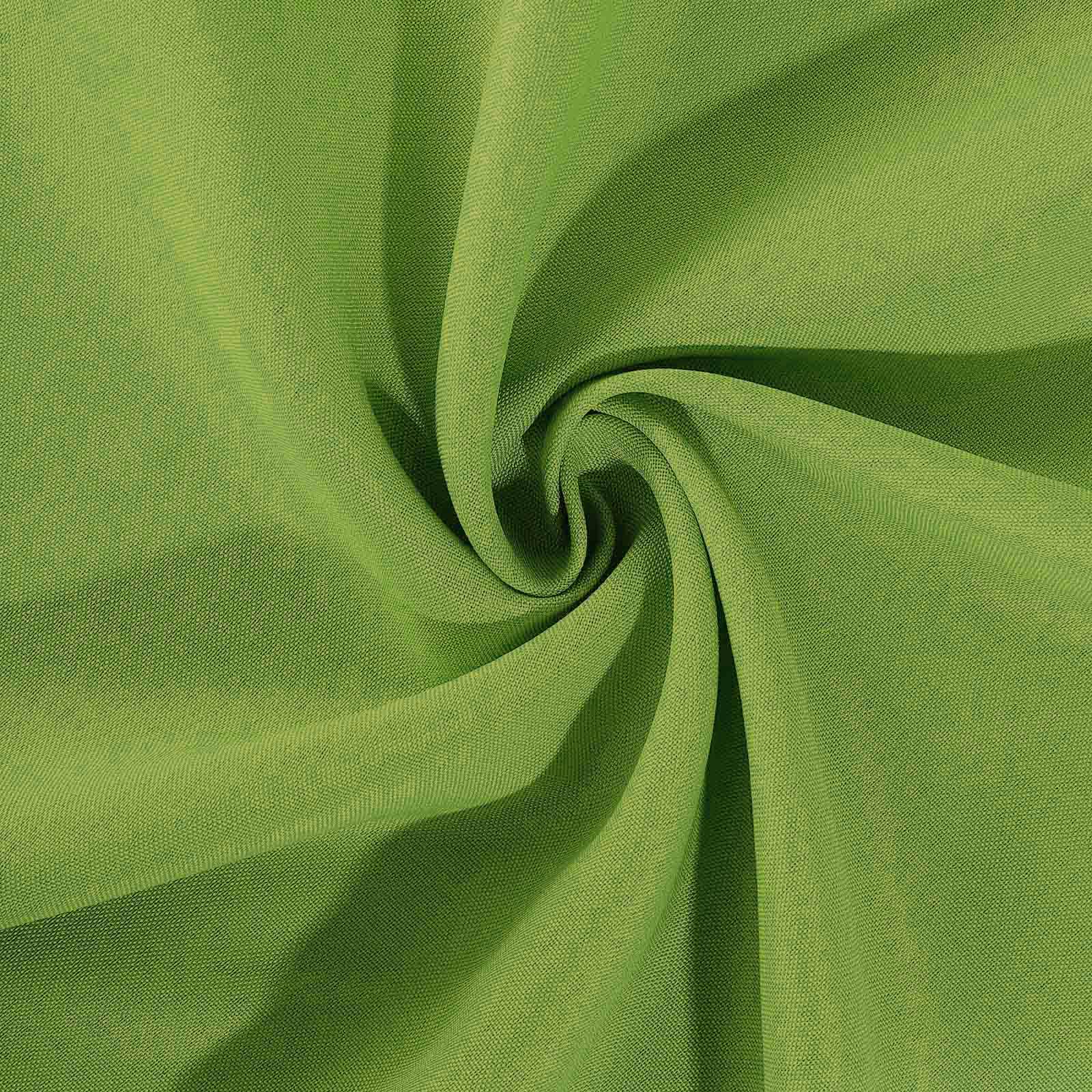 Polyester Rectangle Tablecloth 90"x156" Apple Green with Seamless Finish - Image 5