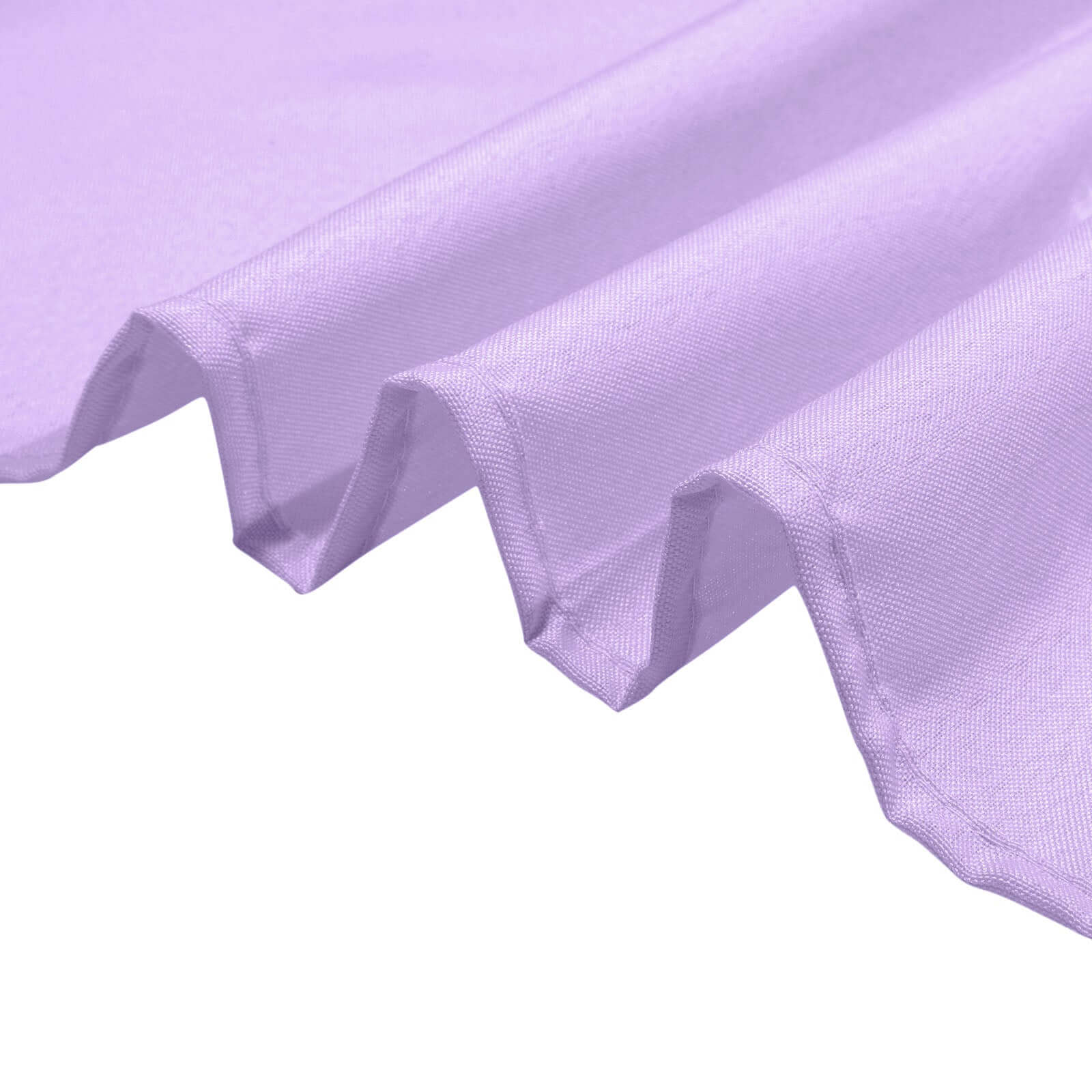 Polyester Rectangle Tablecloth 90"x156" Lavender Lilac with Seamless Finish - Image 8