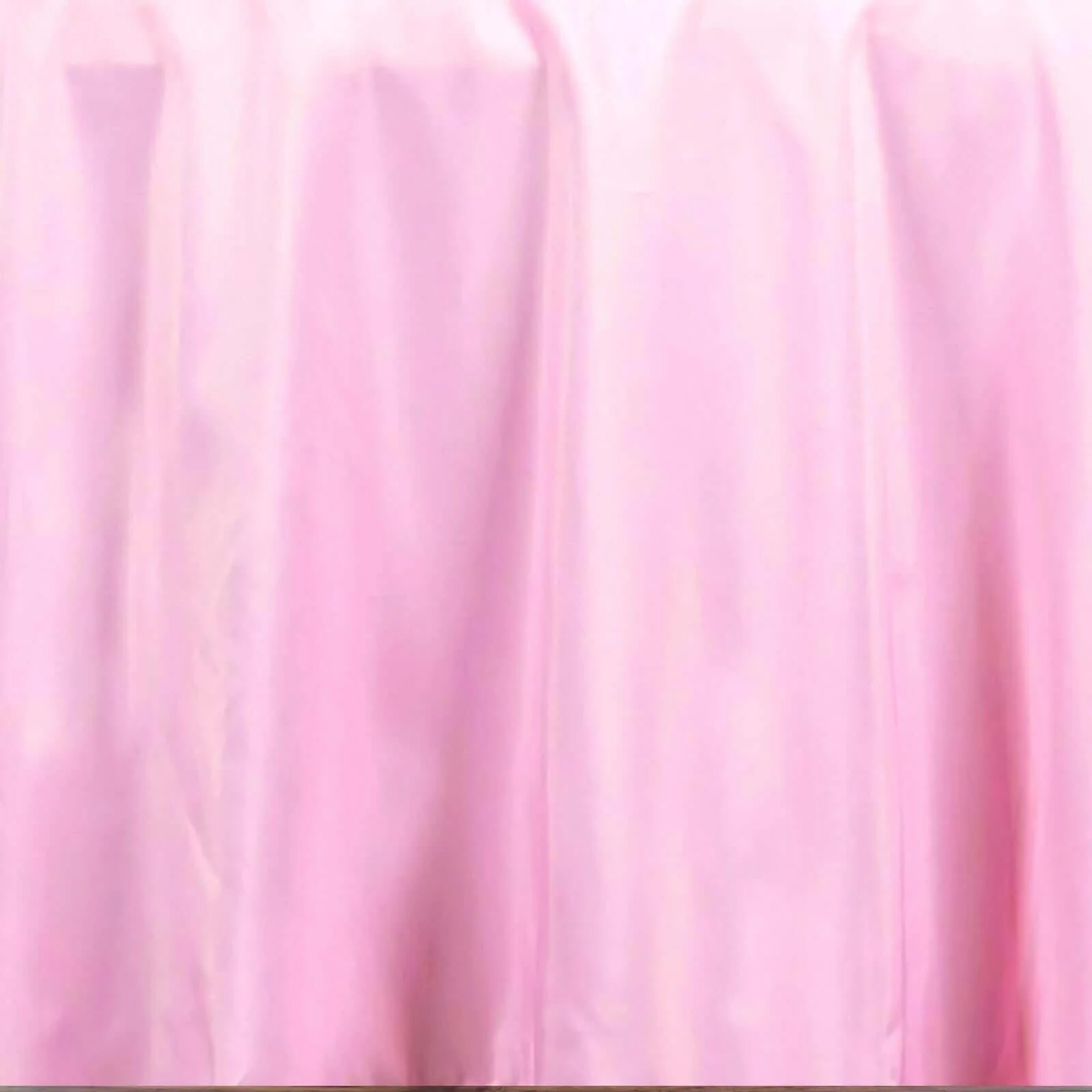 Polyester Round Tablecloth 108" Pink - Durable and Stain-Resistant for Easy Maintenance - Image 3