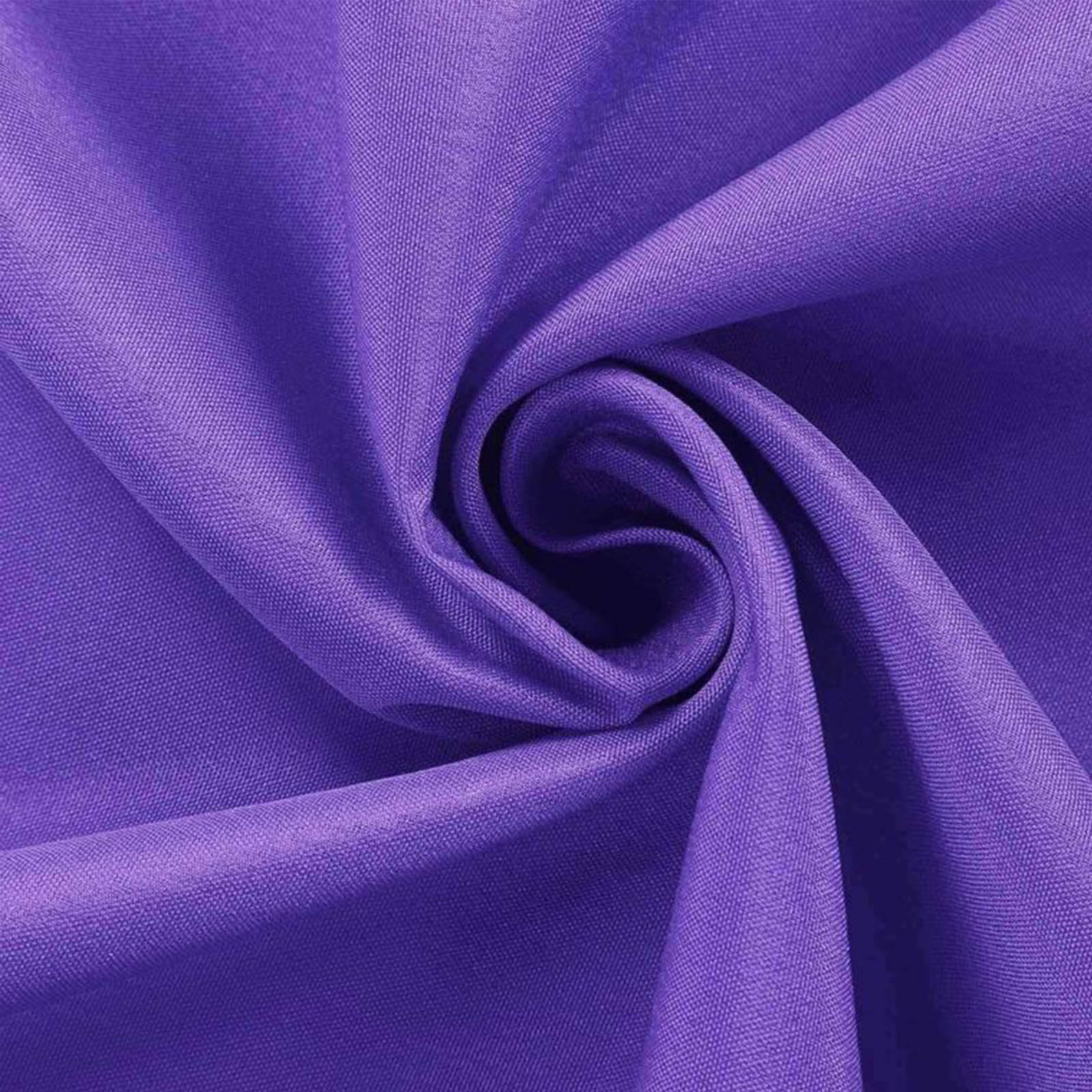 Polyester Round Tablecloth 108" Purple - Durable and Stain-Resistant for Easy Maintenance - Image 3