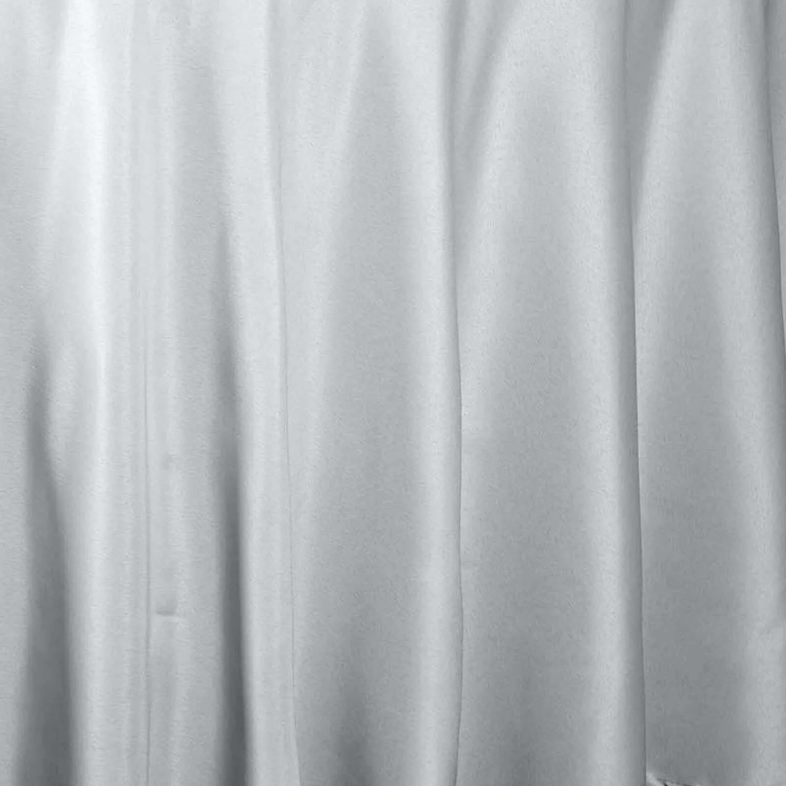 Polyester Round Tablecloth 108" Silver - Durable and Stain-Resistant for Easy Maintenance - Image 3
