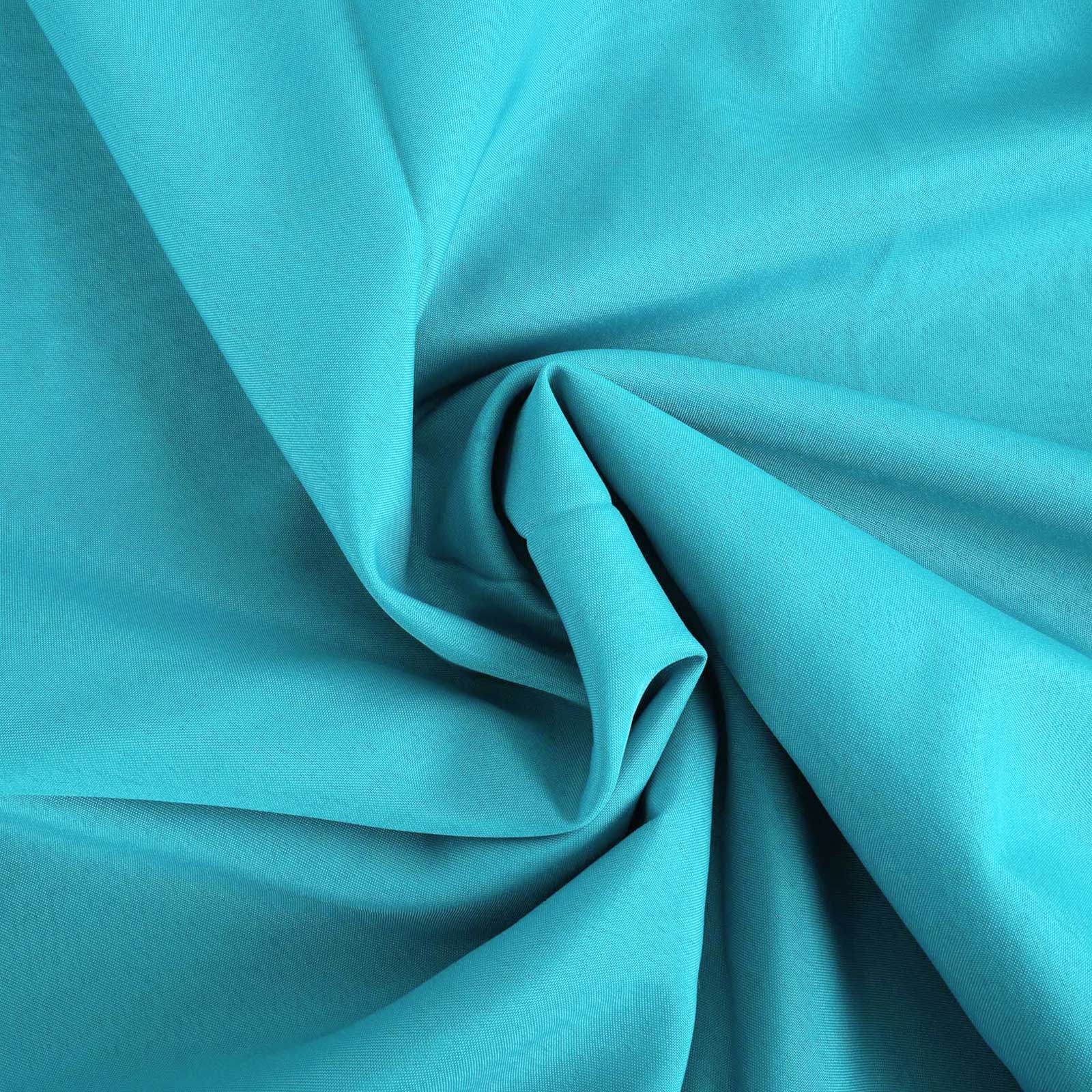 Polyester Round Tablecloth 120" Turquoise - Durable & Seamless Table Cover - Image 8