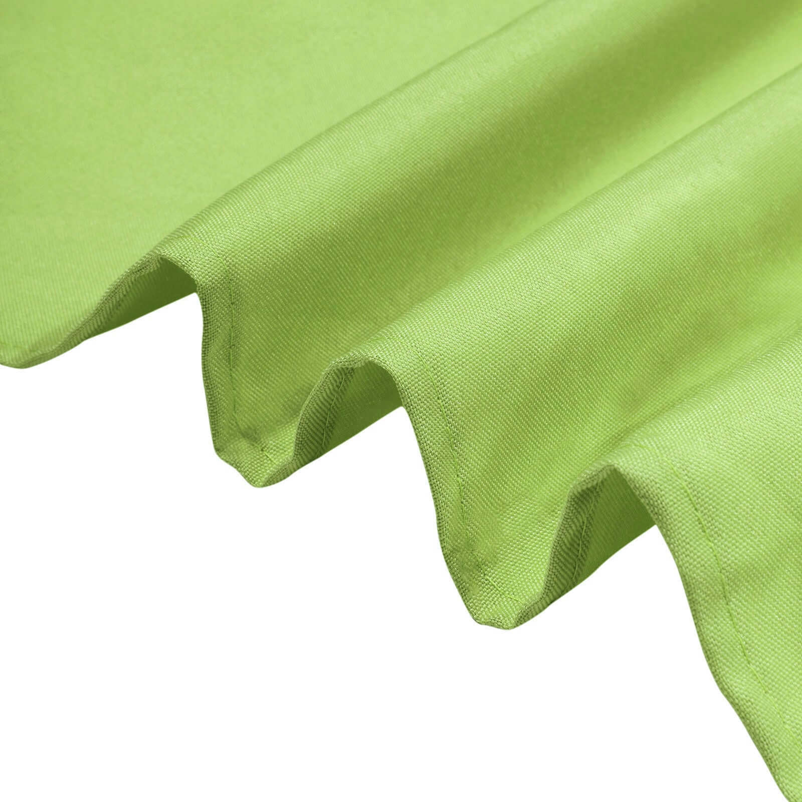 Polyester Round Tablecloth 90" Apple Green - Reusable & Durable Table Cover - Image 8
