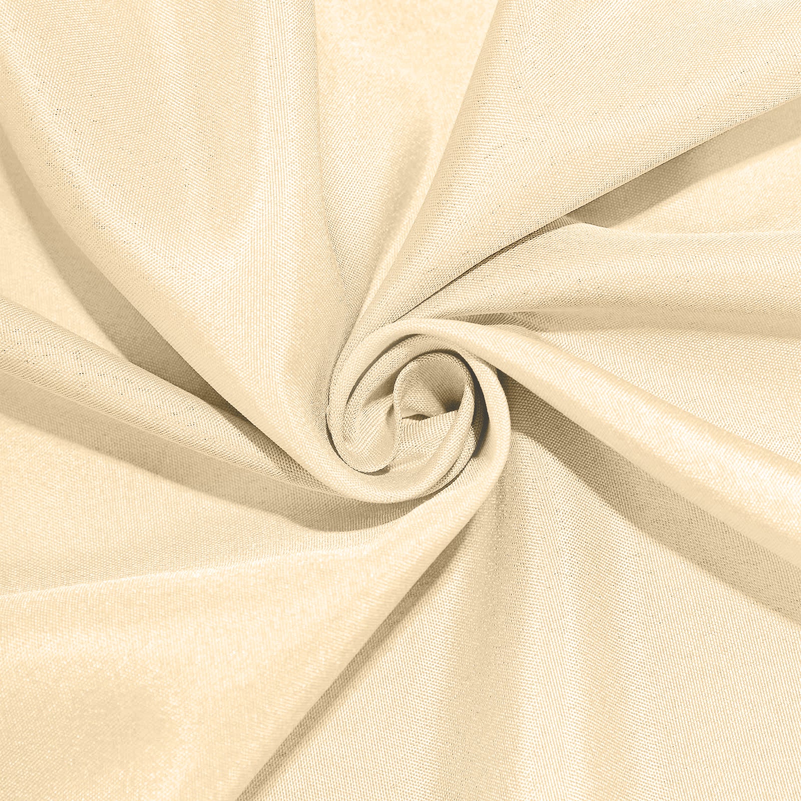Polyester Round Tablecloth 90" Beige - Reusable & Durable Table Cover - Image 7