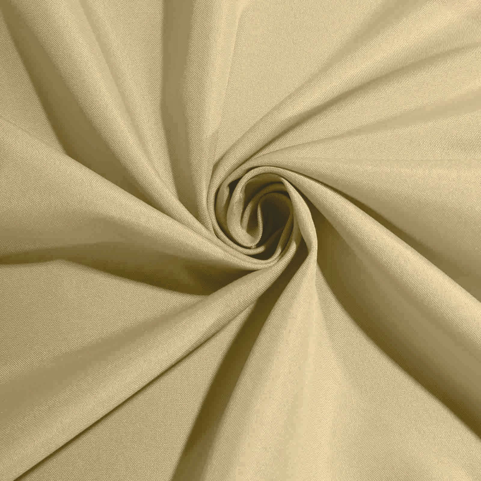 Polyester Round Tablecloth 90" Champagne - Reusable & Durable Table Cover - Image 8