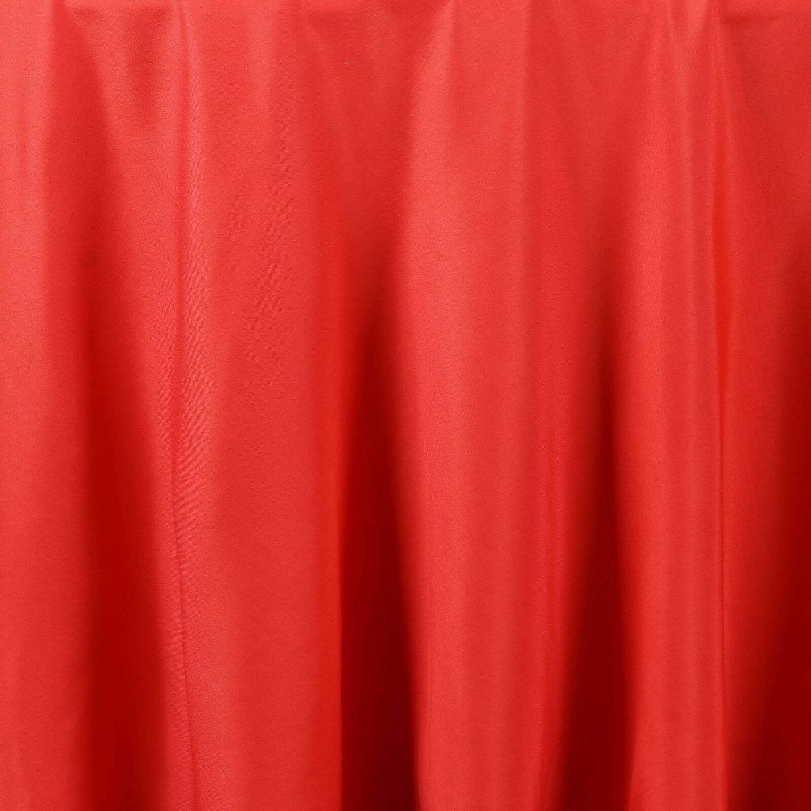 Polyester Round Tablecloth 90" Red - Reusable & Durable Table Cover - Image 7