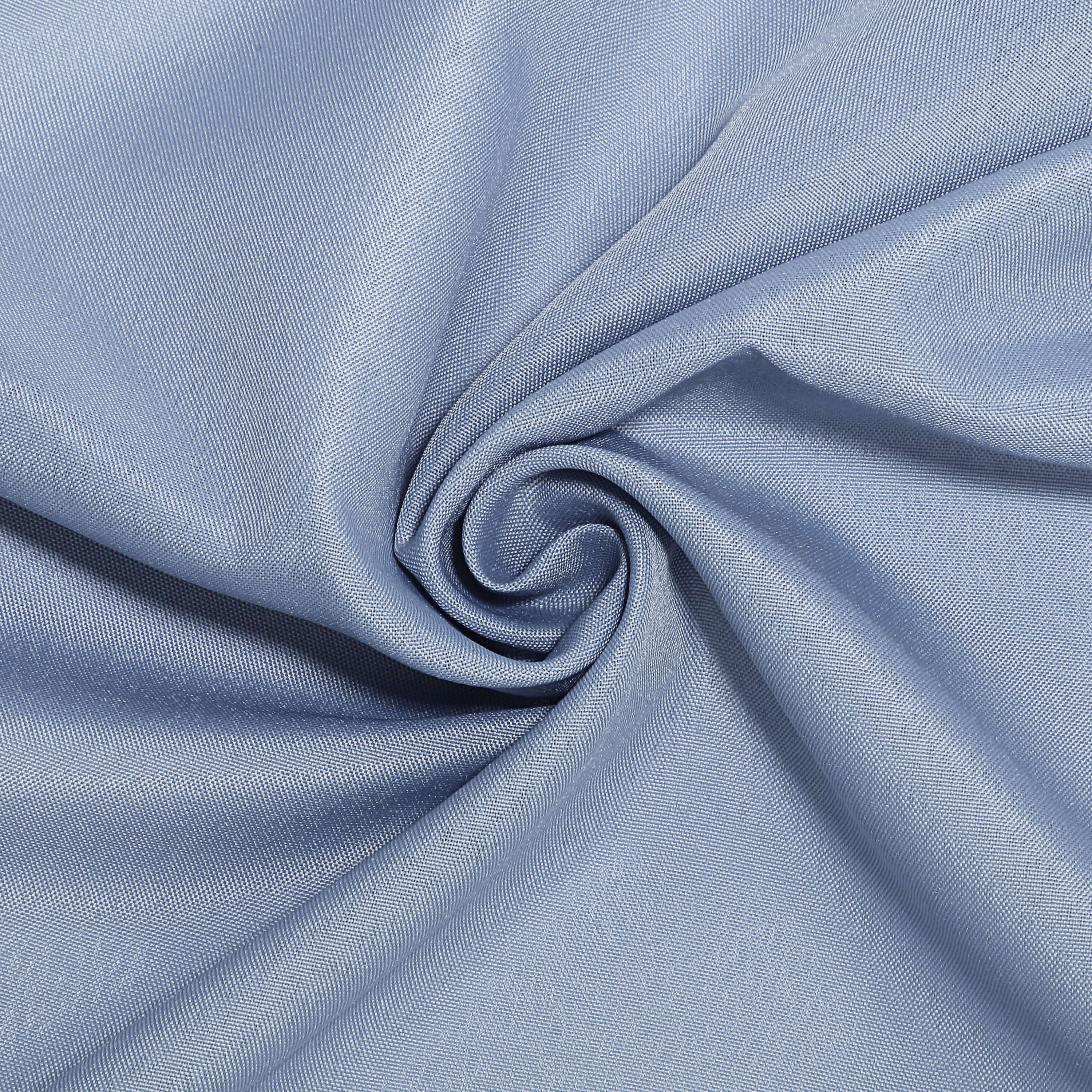 Polyester Square Table Overlay 54"x54" Dusty Blue - Wrinkle-Resistant Table Topper - Image 6
