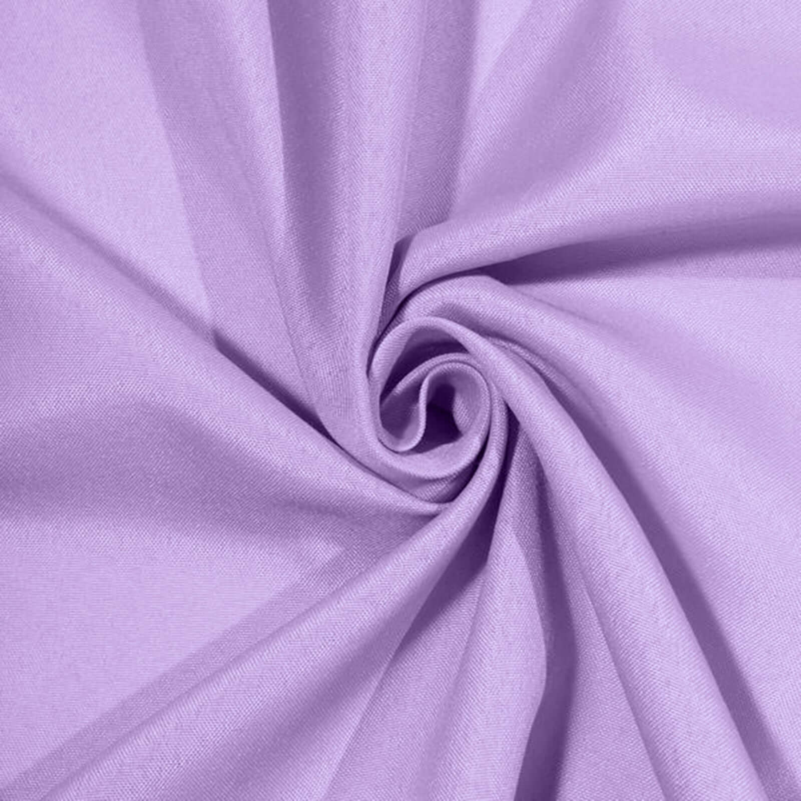 Polyester Square Table Overlay 54"x54" Lavender Lilac - Wrinkle-Resistant Table Topper - Image 6