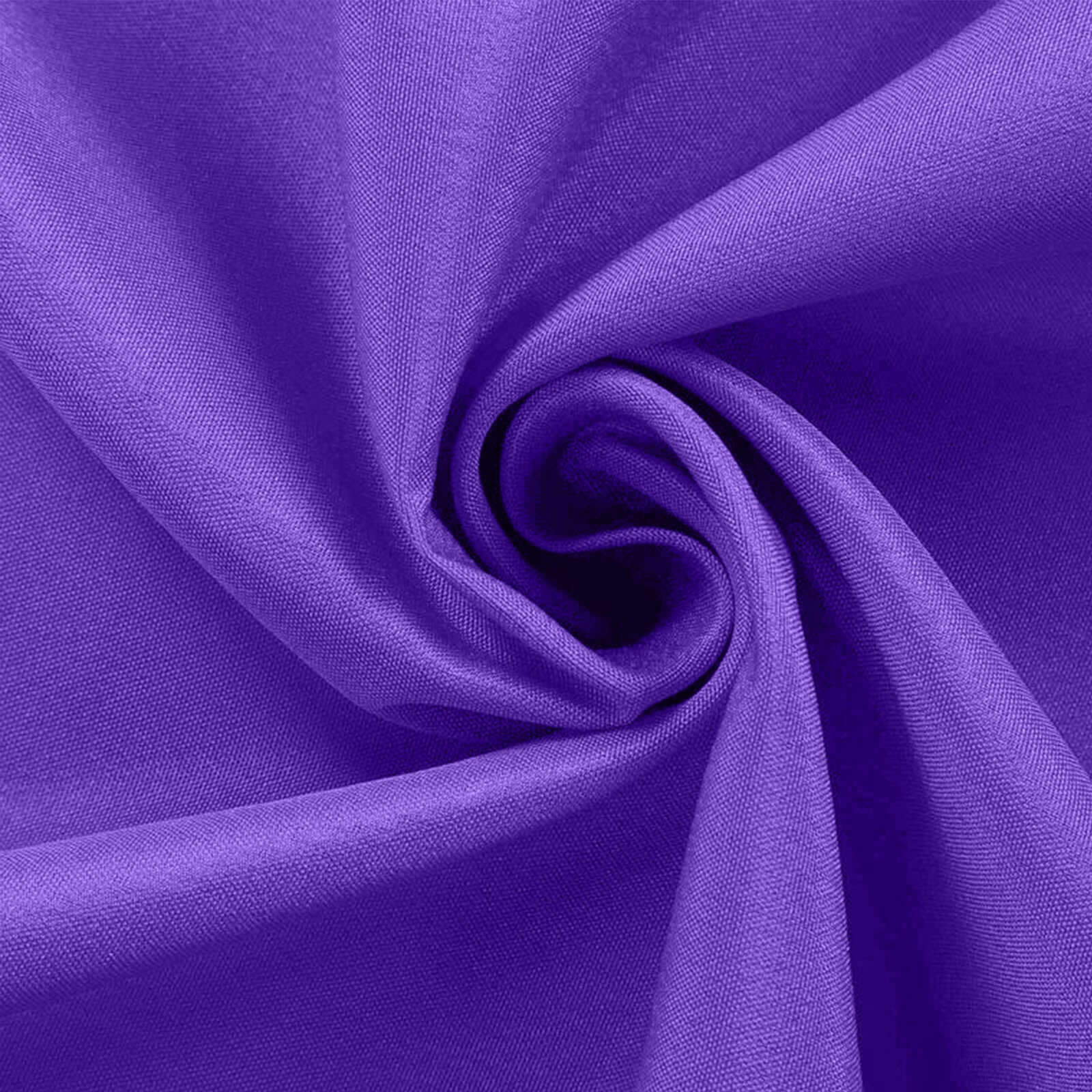 Polyester Square Table Overlay 54"x54" Purple - Wrinkle-Resistant Table Topper - Image 5