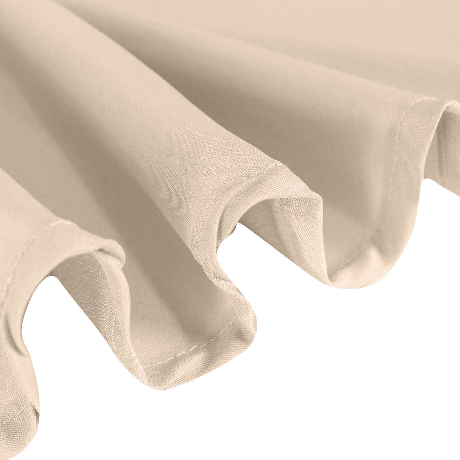 Polyester Square Table Overlay 70"x70" Nude - Wrinkle-Resistant Table Topper - Image 9