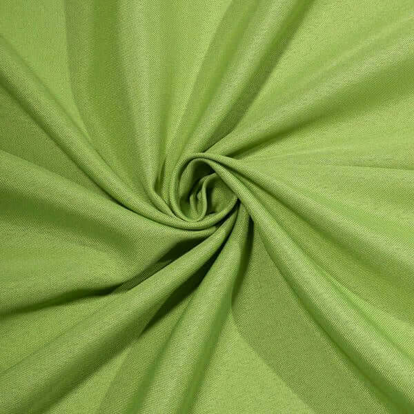 Polyester Square Table Overlay 90"x90" Apple Green - Wrinkle-Resistant & Durable Table Topper - Image 3
